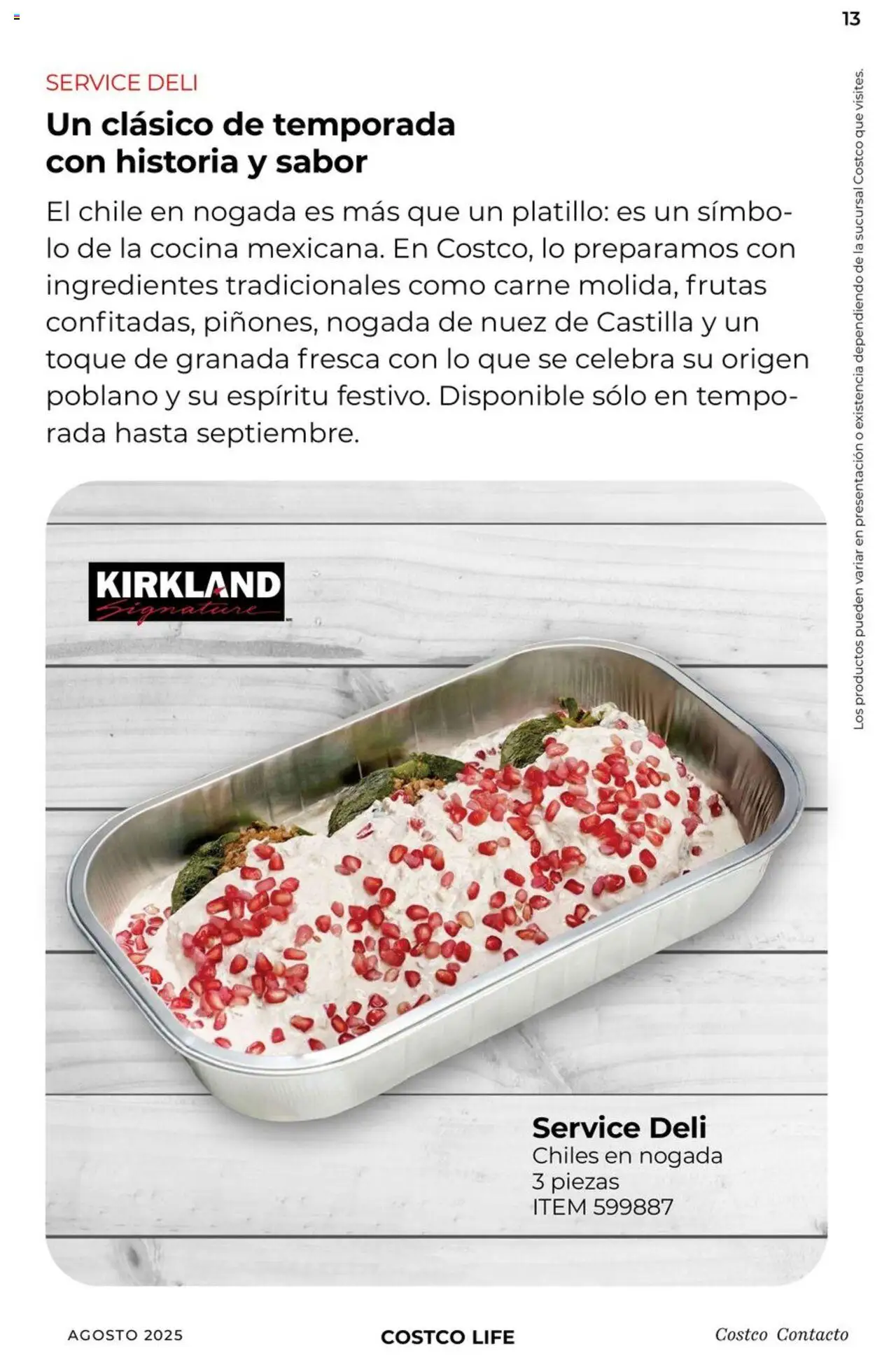 Nuevas ofertas de Costco válidas en toda la República Mexicana desde el 07.08.2025. ¡Encuentra las mejores ofertas en Costco - Catálogo Agosto! | Página: 13 | Productos: Nuez, Cocina