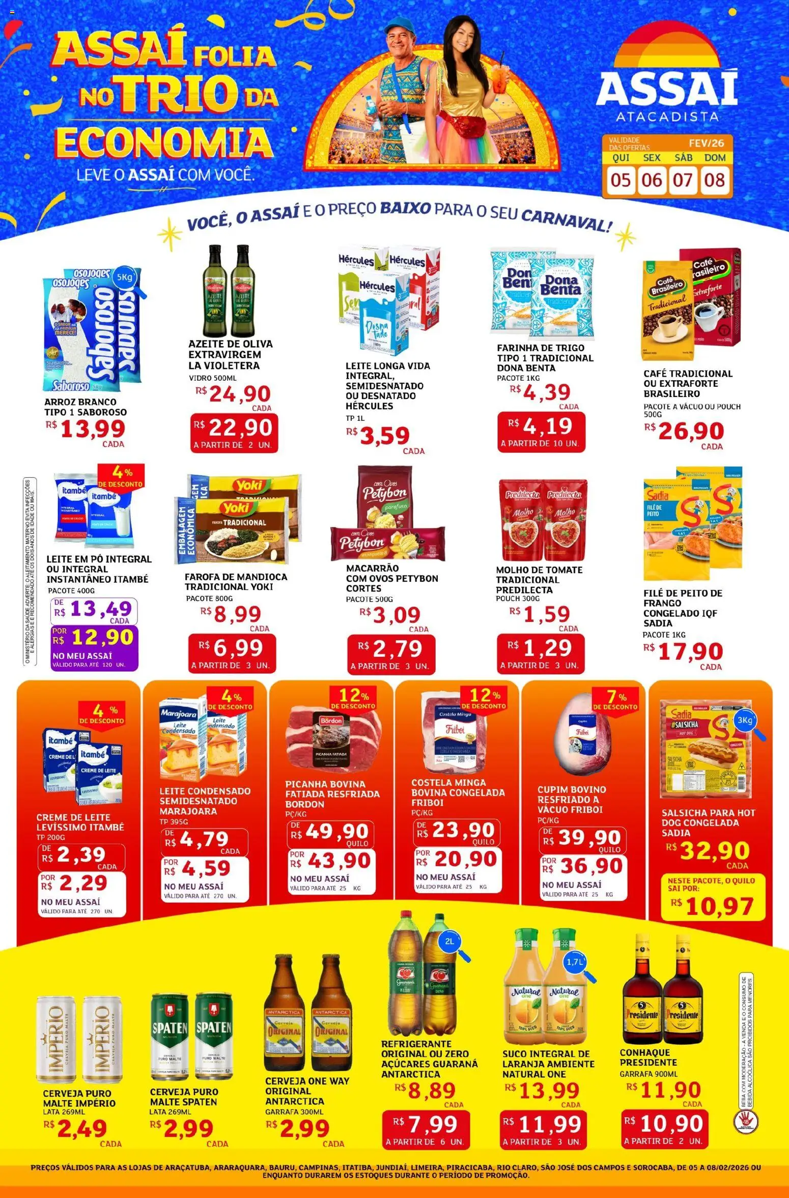 Assaí Atacadista Folheto - válido de 05.02.2026 | Página: 1