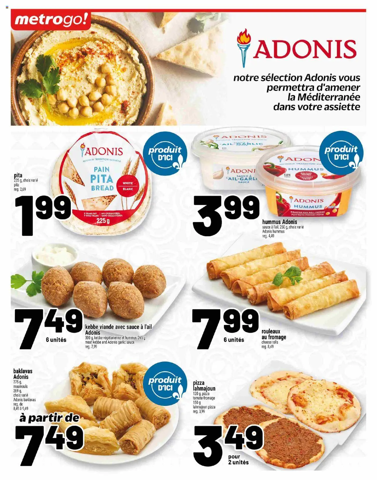 Metro flyer valid from 07.08.2025 | Page: 8 | Products: Cheese, Bread, Pizza