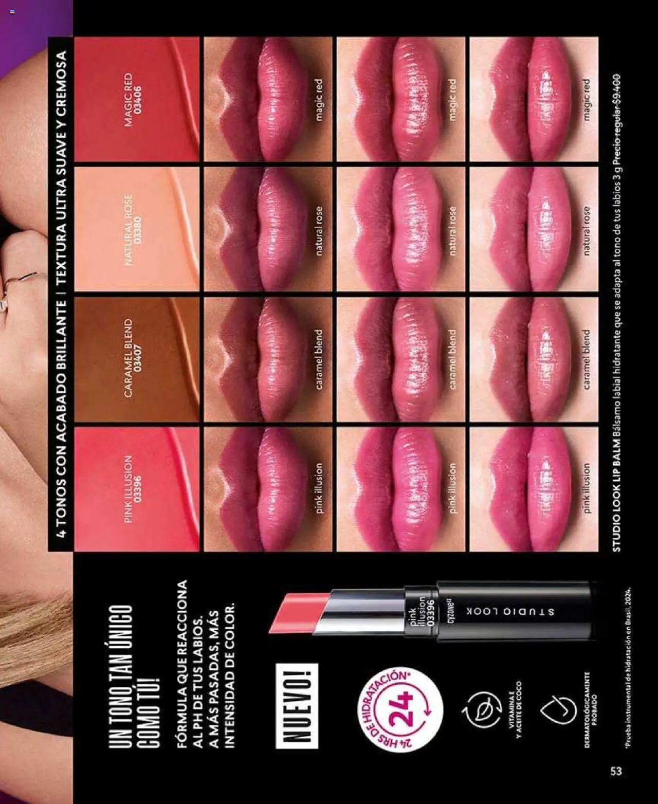 Catálogo CyZone Campaña 10 │ válido desde el 02.06.2025 | Página: 53 | Productos: Bálsamo, Labial, Aceite