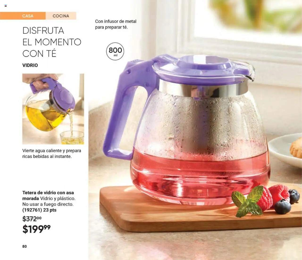 Nuevas ofertas de AVON válidas en toda la República Mexicana desde el 09.08.2025. ¡Encuentra las mejores ofertas en AVON - Casa & Estilo 13 2025! | Página: 82 | Productos: Agua, Tetera, Cocina, Té