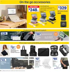 Preview of Officeworks  Catalogue  - valid from 01.10.2025 | Page: 16 | Products: Desk, Blush, Keyboard, Laptop