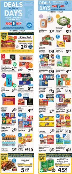 Preview of Food City weekly ads valid from 18.02.2026