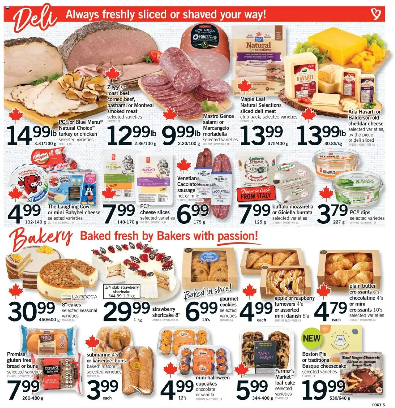 Fortinos flyer valid from 16.10.2025 | Page: 6 | Products: Cookies, Turkey, Cheese, Chicken