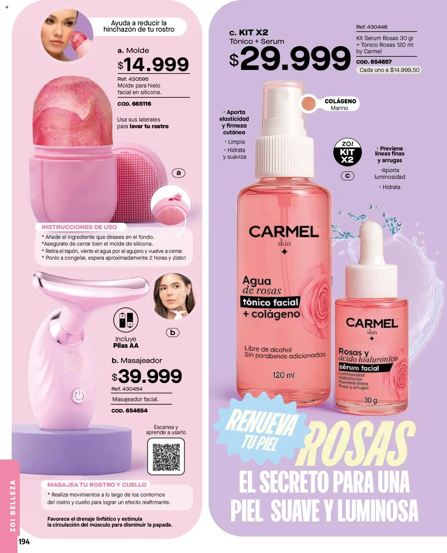 Carmel revista - valida desde el 01.02.2026 | Página: 194 | Productos: Serum, Labial, Cuello, Tintura