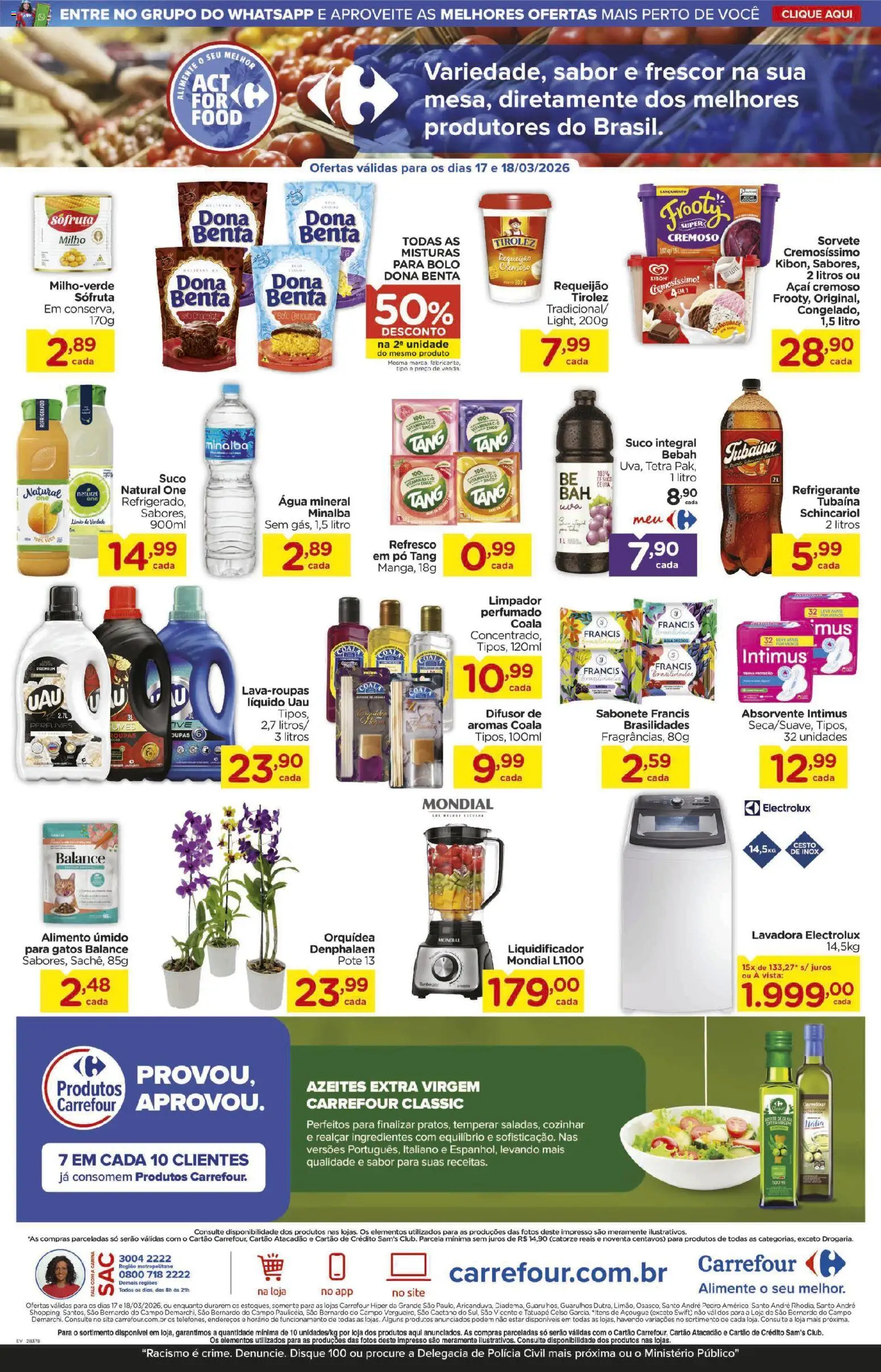 Carrefour Folheto - válido de 17.03.2026 | Página: 3 | Produtos: Difusor, Denphalaen, Alimento úmido, Refrigerante