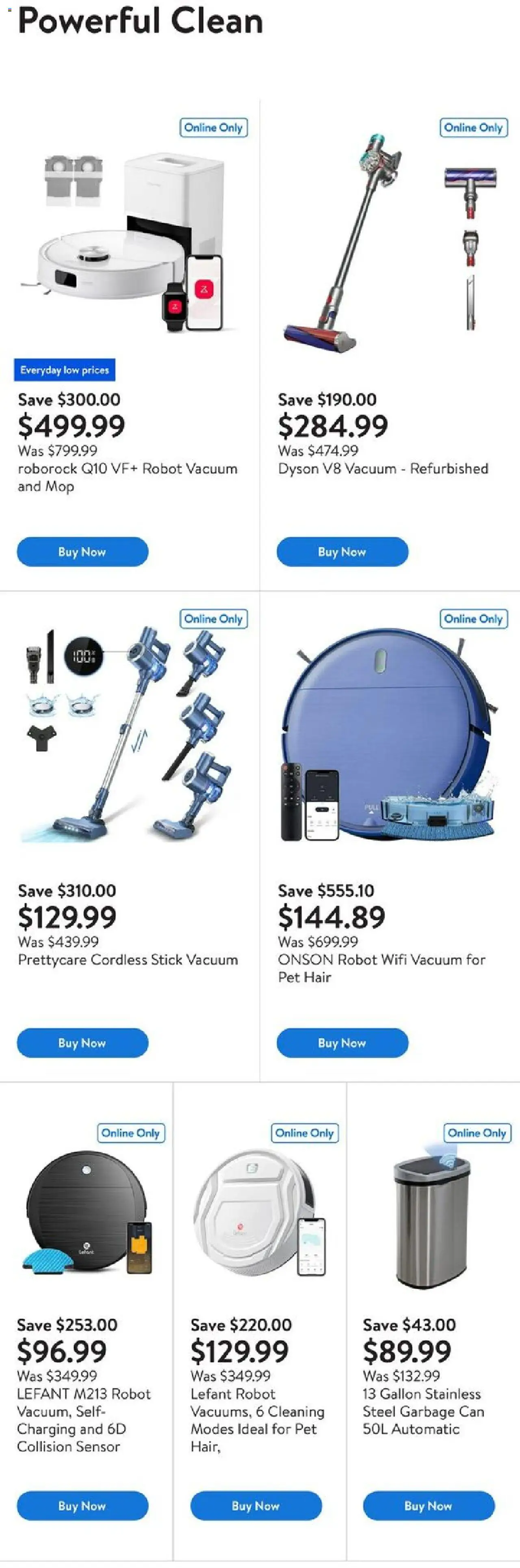 Walmart flyer valid from 25.09.2025 | Page: 11 | Products: Robot