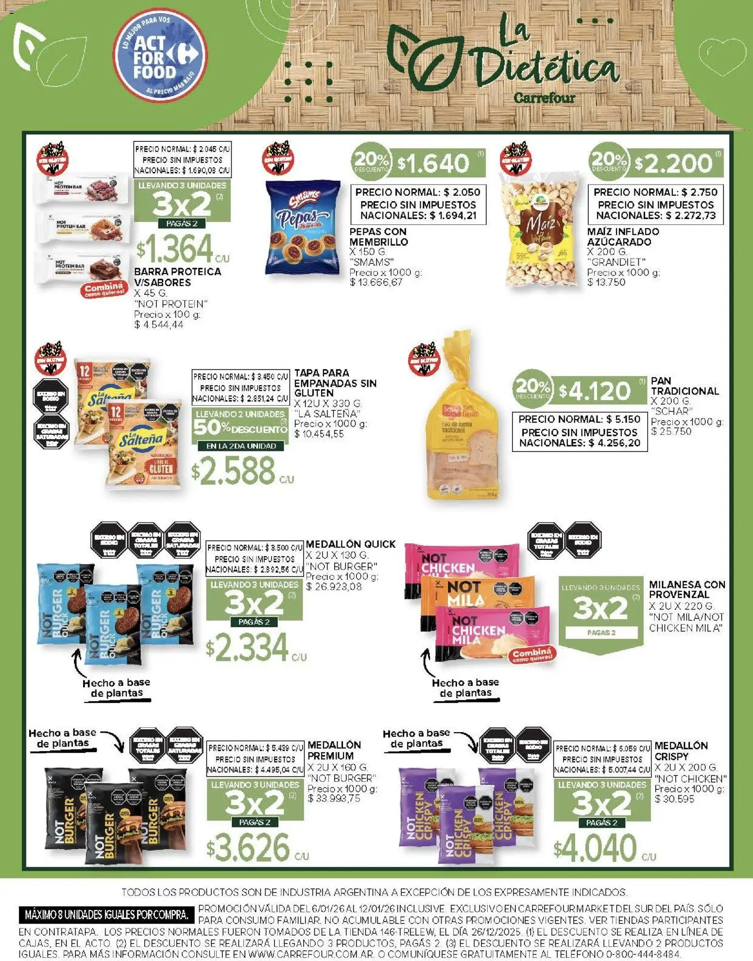 Carrefour Market catálogo │ válido desde el 06.01.2026 | Página: 14 | Productos: Teléfono, Milanesa, Maiz, Provenzal