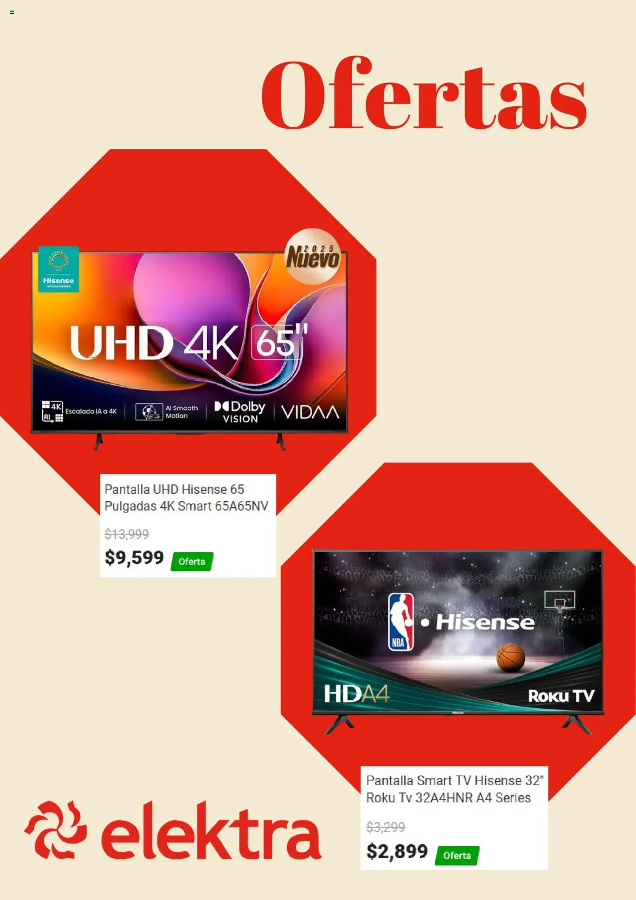 Nuevas ofertas de Elektra válidas en toda la República Mexicana desde el 22.09.2025. ¡Encuentra las mejores ofertas en Elektra - Catálogo! | Página: 3