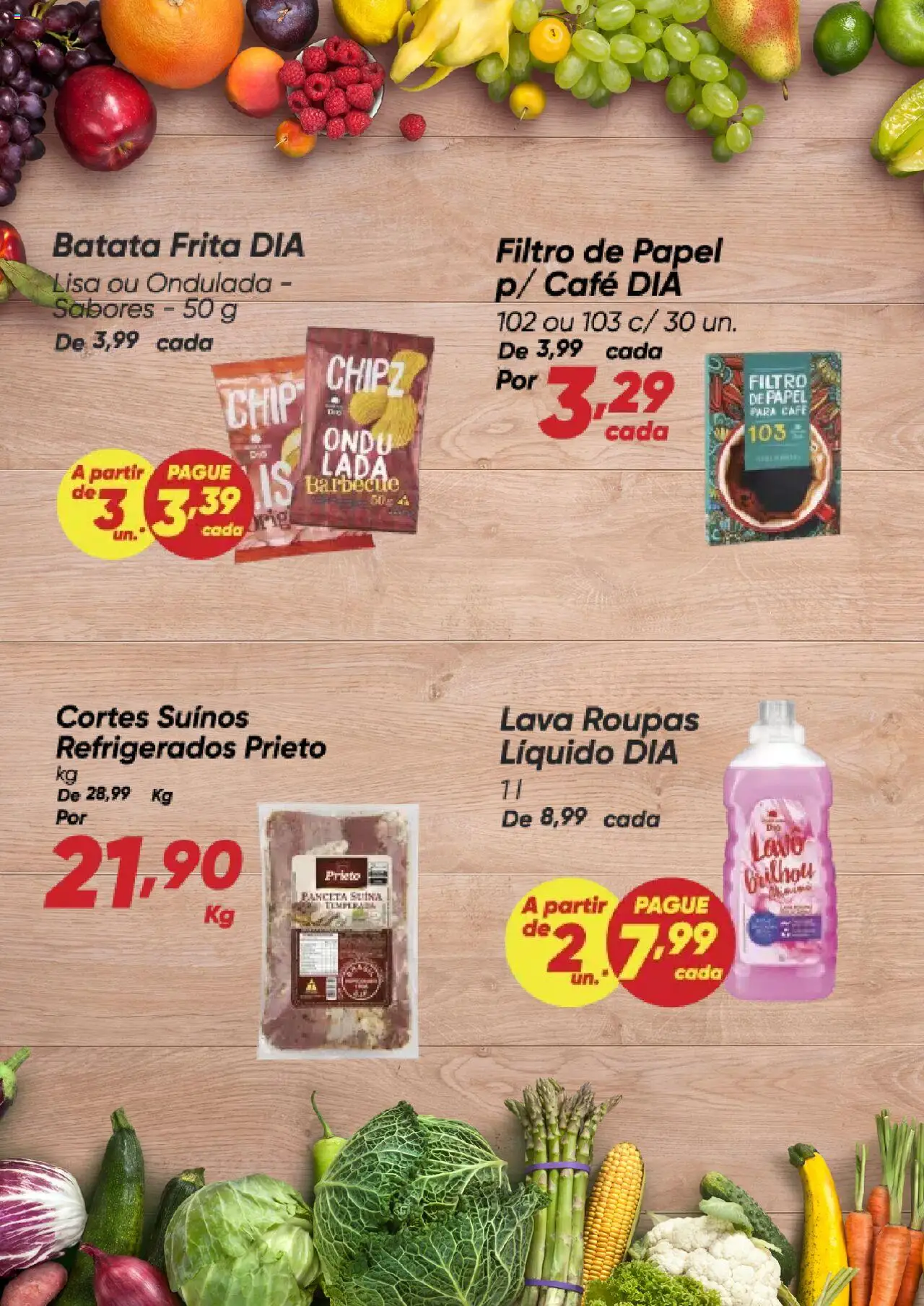 Dia Folheto - válido de 13.10.2025 | Página: 4 | Produtos: Café, Roupas, Batata, Batata frita