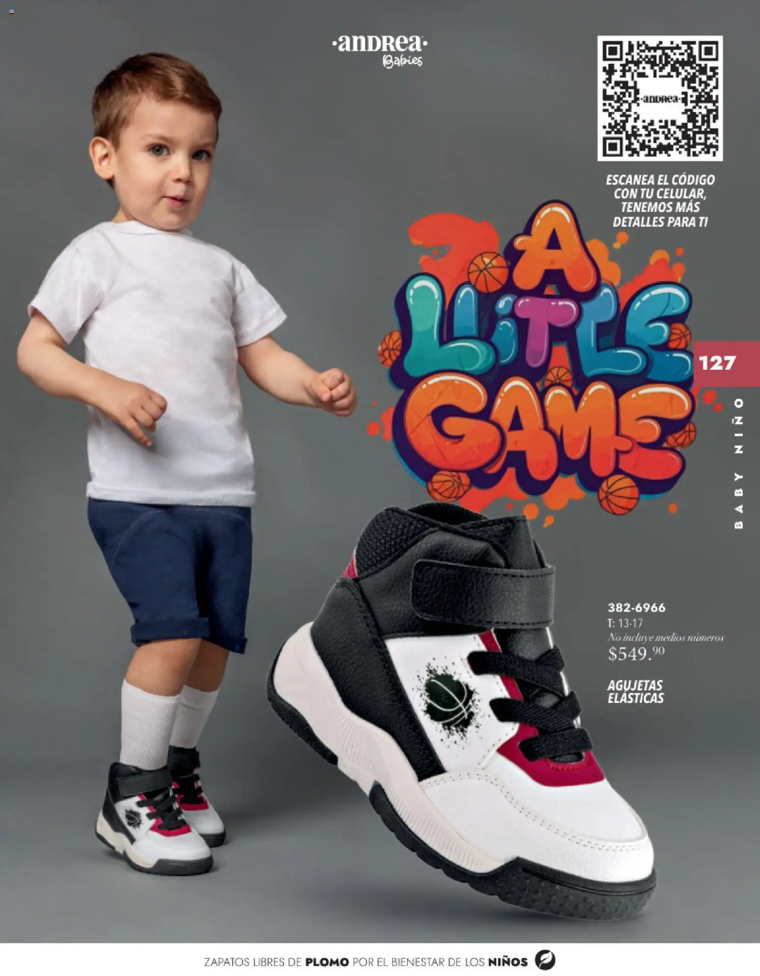 Nuevas ofertas de Andrea válidas en toda la República Mexicana desde el 26.11.2025. ¡Encuentra las mejores ofertas en Andrea catálogo Infantil Baby otoño 2025! | Página: 39 | Productos: Zapatos