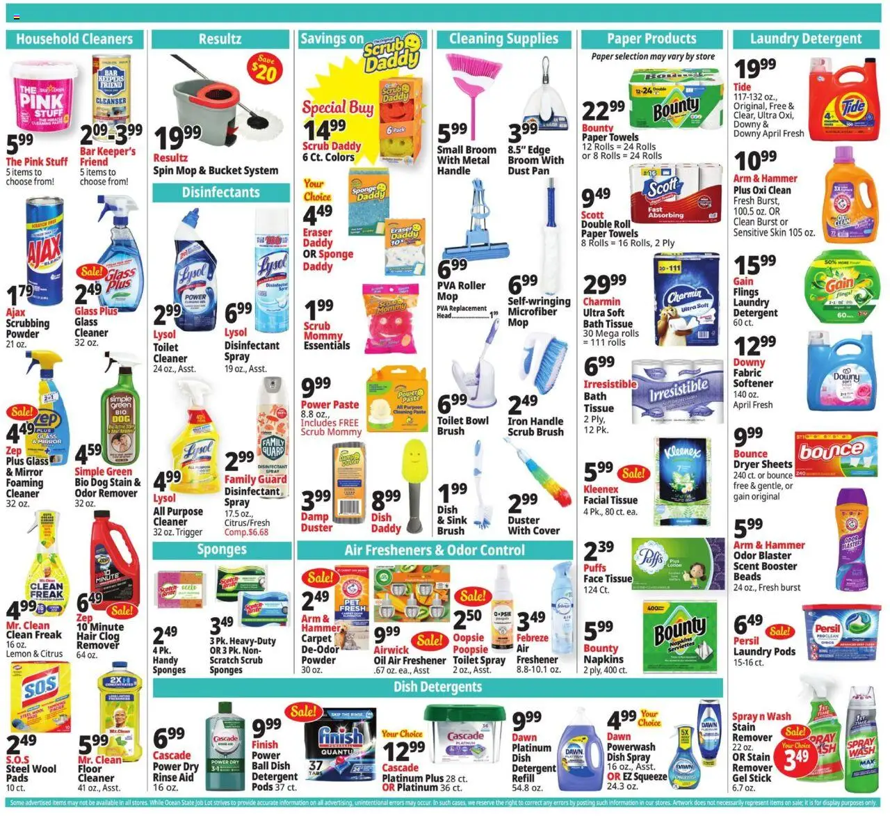 Ocean State Job Lot Weekly Ad - MA - valid from 25.09.2025 | Page: 12 | Products: Bath, Carpet, Brush, Oil