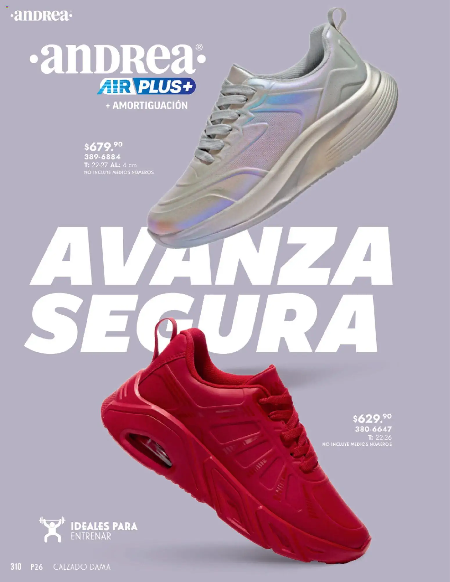 Nuevas ofertas de Andrea válidas en toda la República Mexicana desde el 25.01.2026. ¡Encuentra las mejores ofertas en Andrea catálogo Calzado Dama! | Página: 310