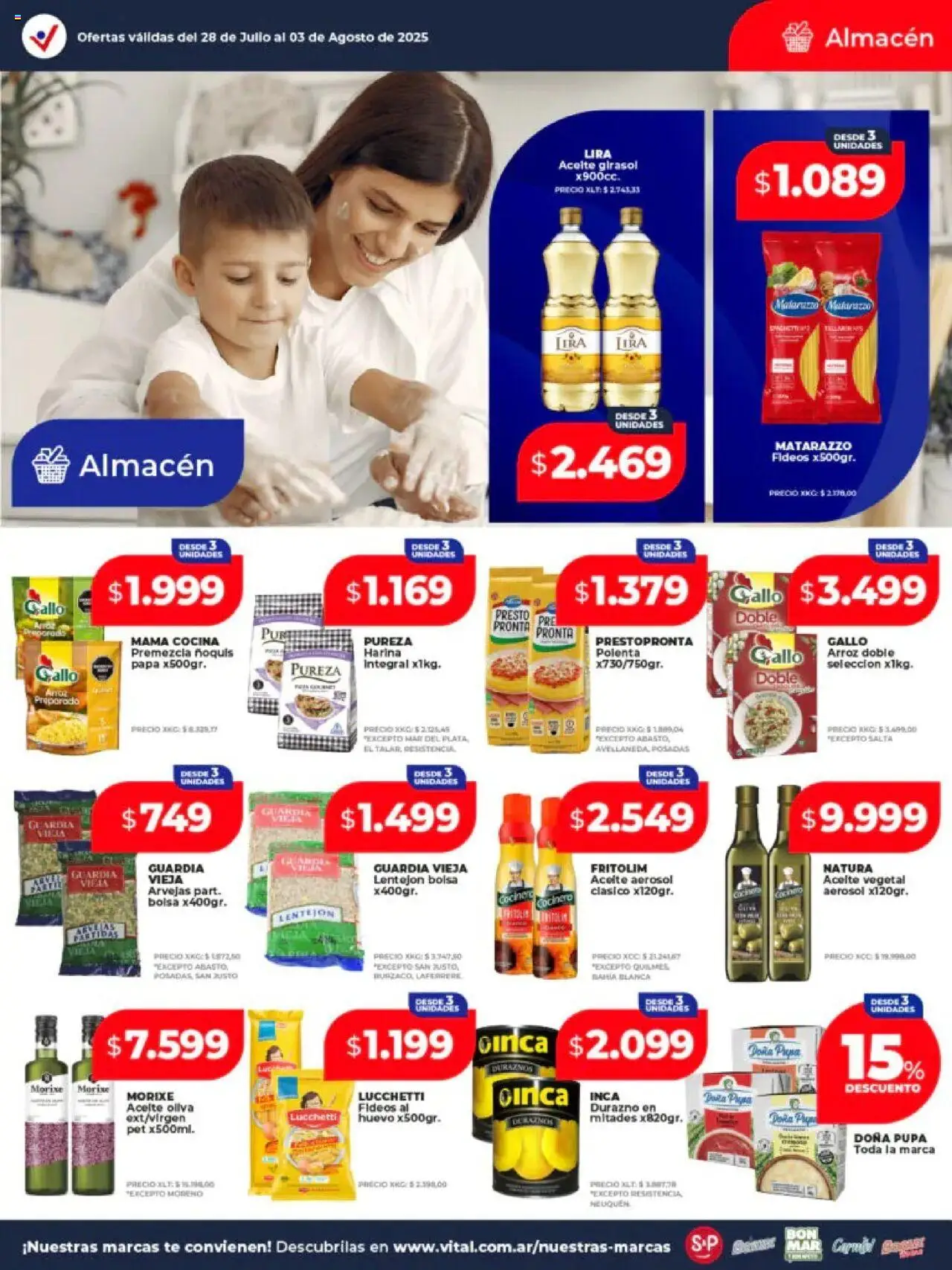 Vital ofertas │ válido desde el 11.08.2025 | Página: 15 | Productos: Bolsa, Cocina, Huevo, Té