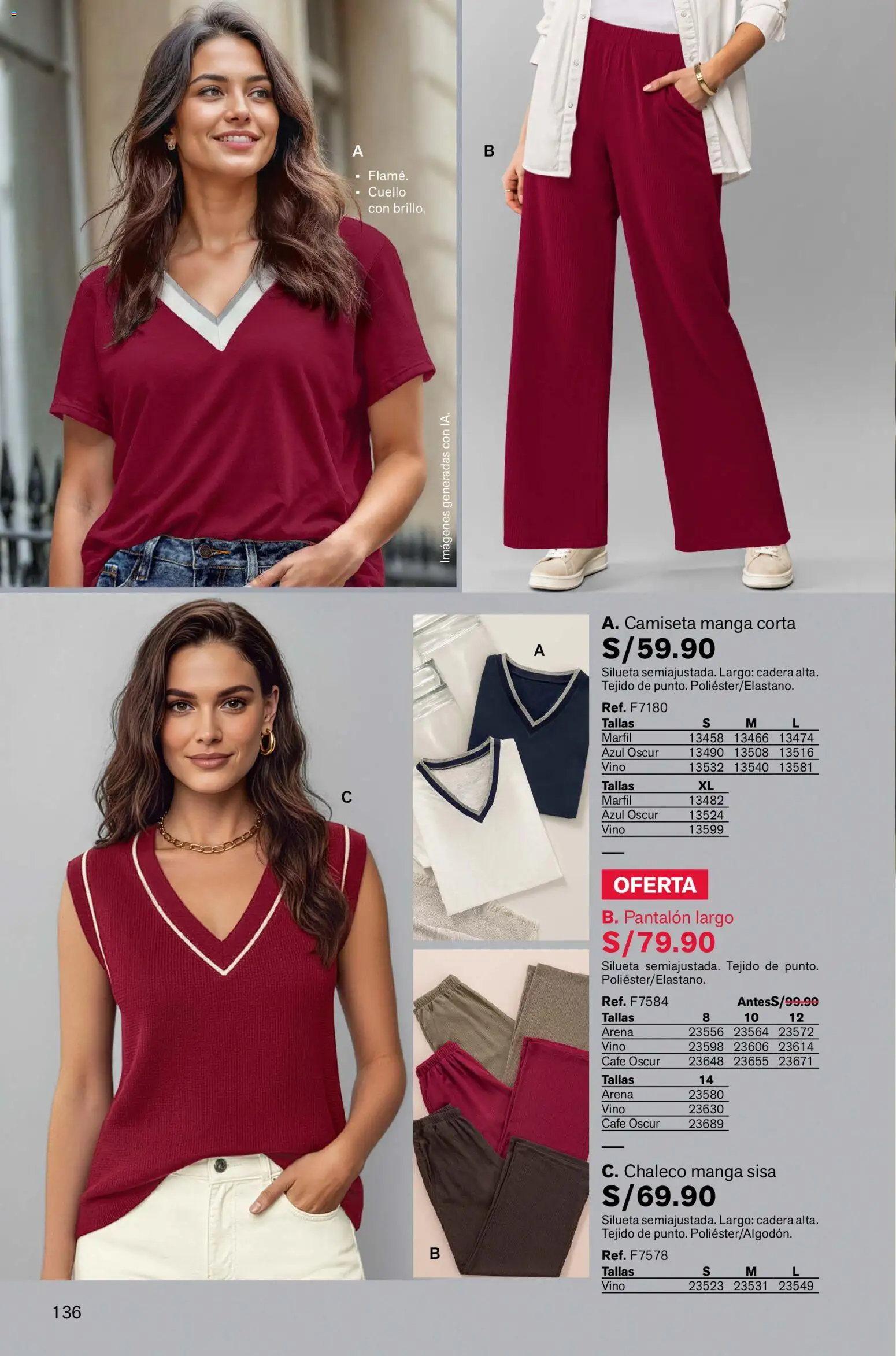 Catálogo Leonisa válido desde 24.02.2026 | Página: 136 | Productos: Café, Vino, Chaleco