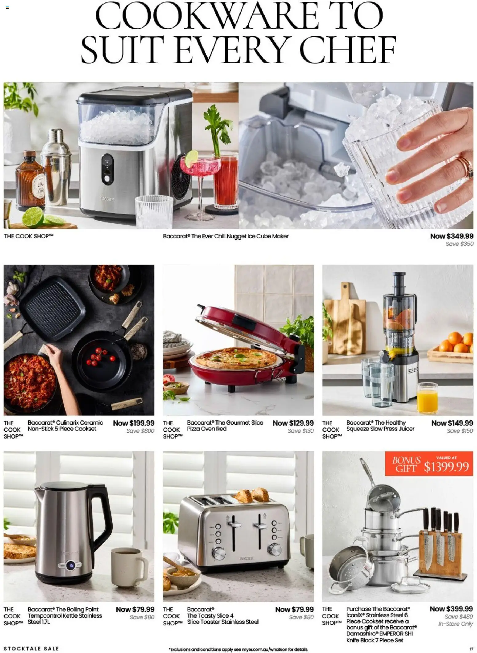 Myer catalogue - valid from 26.12.2025 | Page: 17 | Products: Cookware, Suit, Oven, Toaster