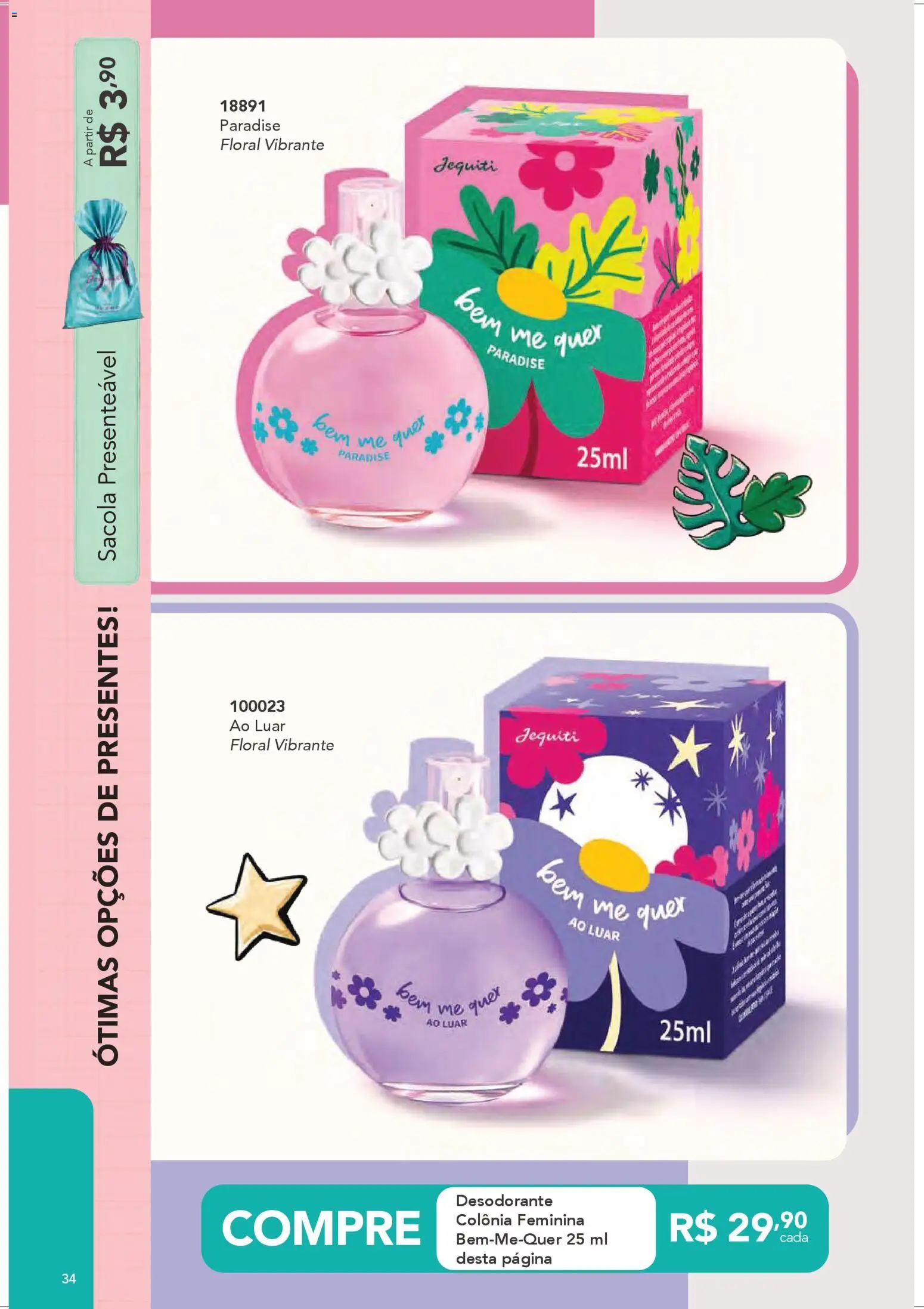 Jequiti Folheto - válido de 28.03.2026 | Página: 34 | Produtos: Desodorante