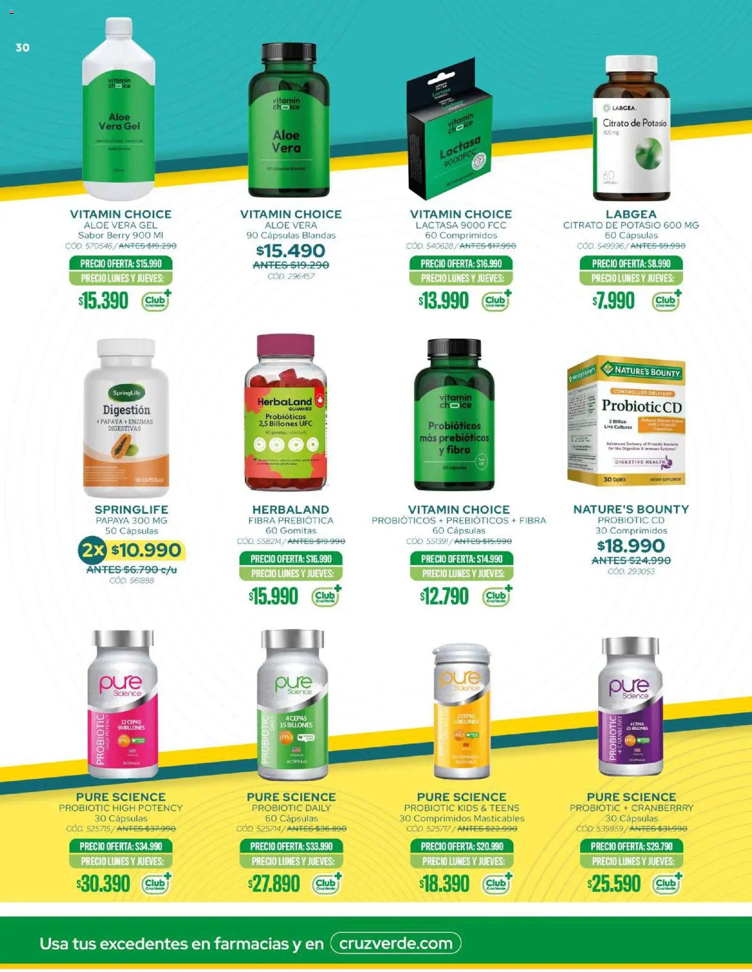 Cruz Verde - Ahorro Prevención │ válido desde el 01.04.2026 | Página: 30