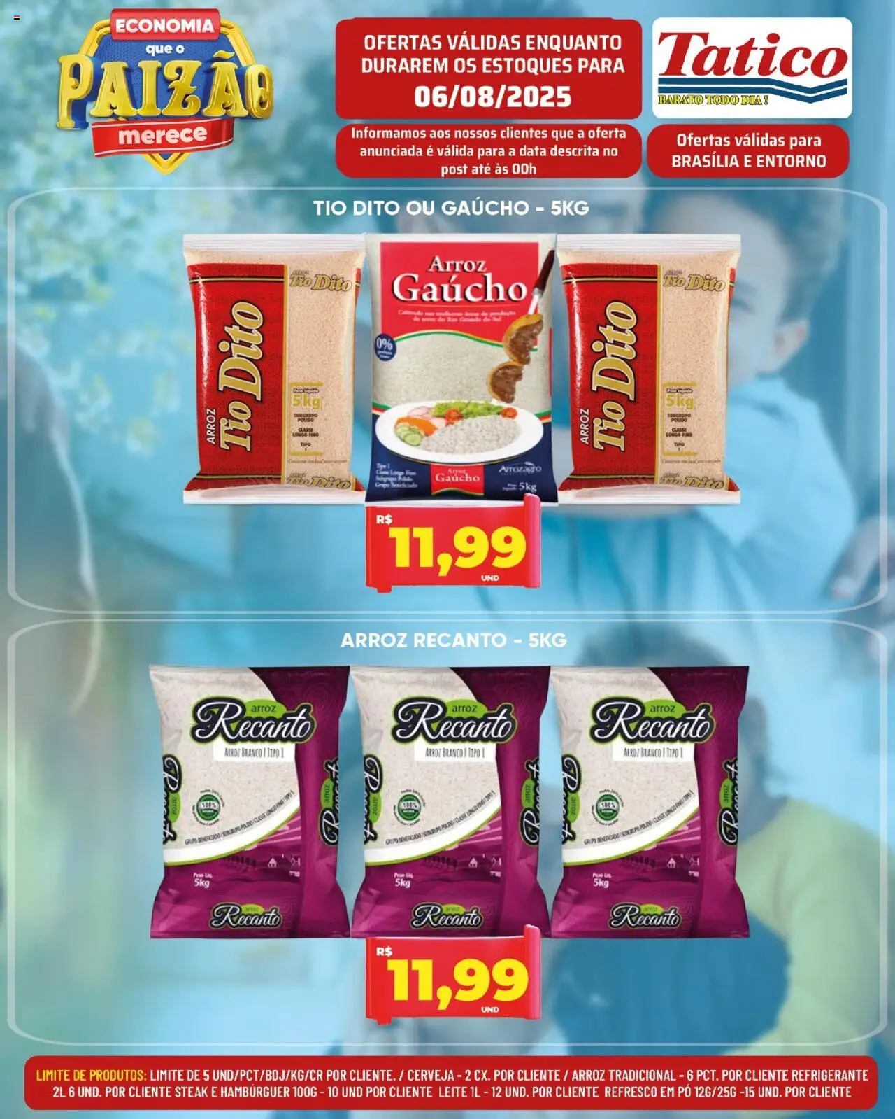 Tatico Folheto - válido de 07.08.2025 | Página: 22 | Produtos: Pó, Refresco, Leite, Arroz