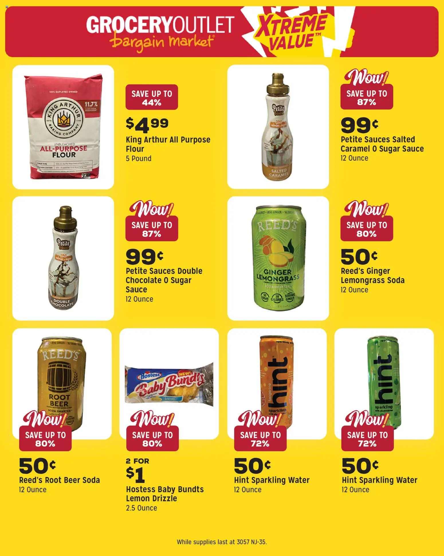 Grocery Outlet Weekly Ad - NJ - valid from 04.03.2026 | Page: 9 | Products: Ginger, Chocolate, Water, Lemon