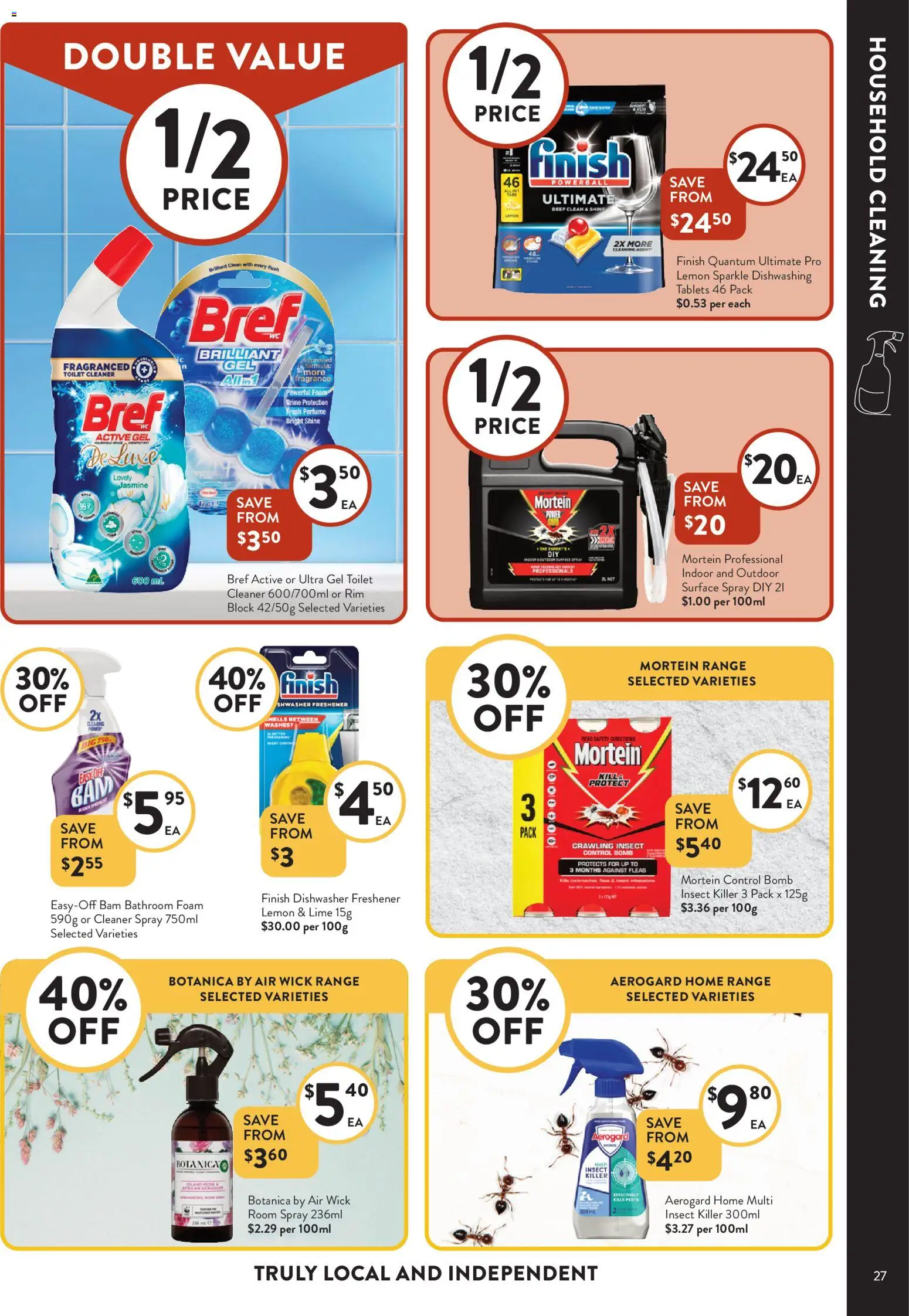 Foodworks catalogue - valid from 31.12.2025 | Page: 27 | Products: Toilet, Household, Cleaner, Tablets