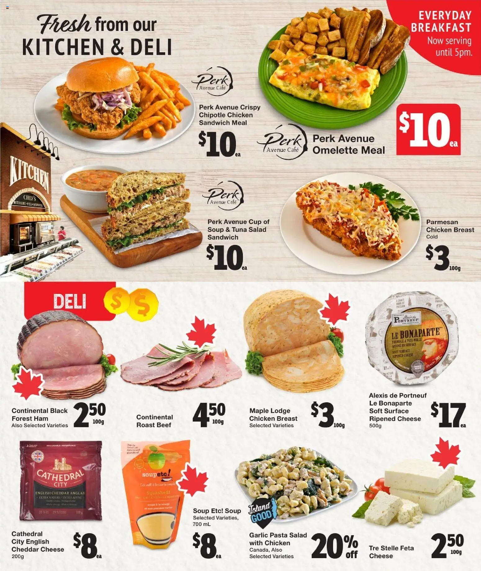 Quality Foods flyer valid from 29.01.2026 | Page: 5 | Products: Pasta, Salad, Cheese, Ham