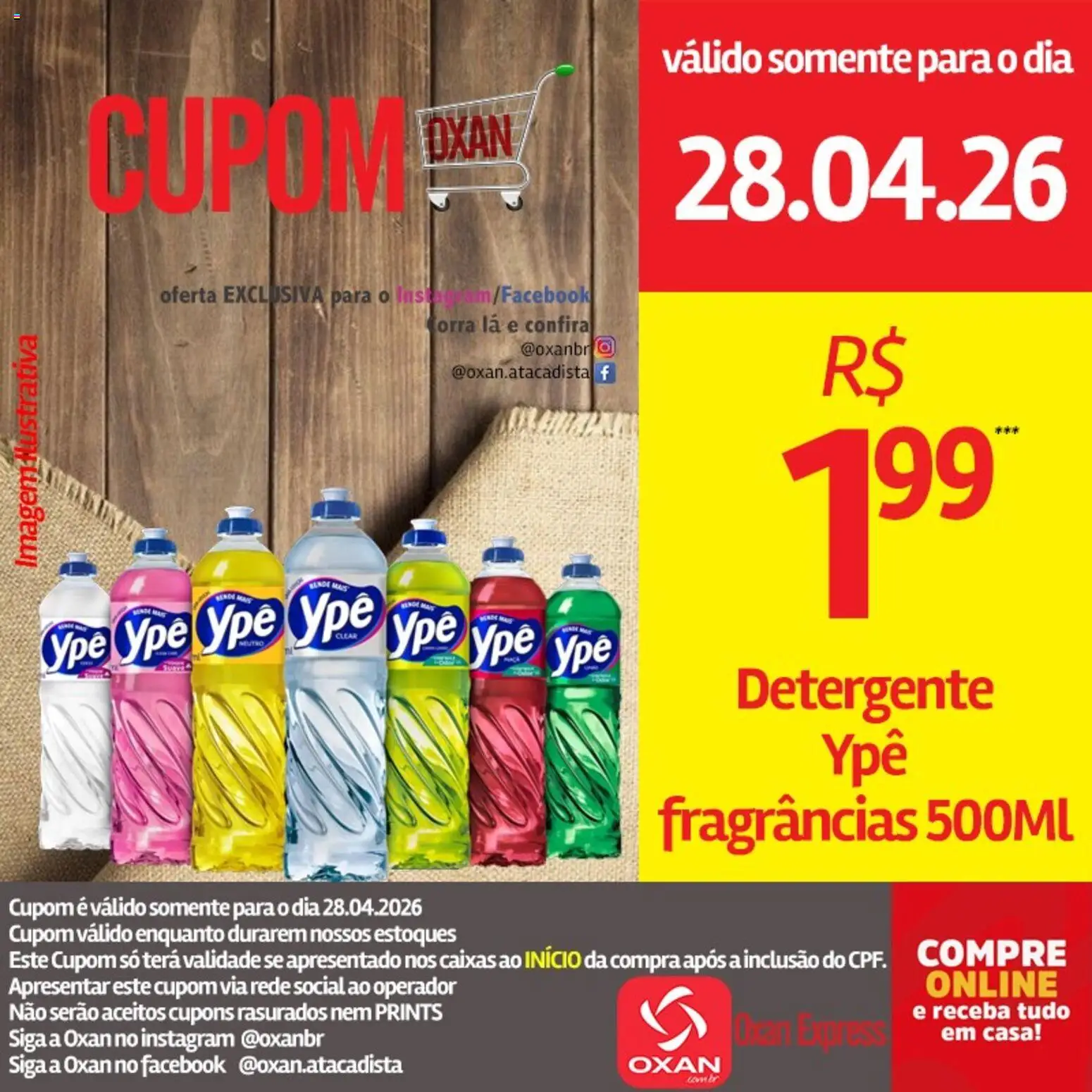 Oxan Atacadista Folheto - válido de 28.04.2026 | Página: 18 | Produtos: Detergente