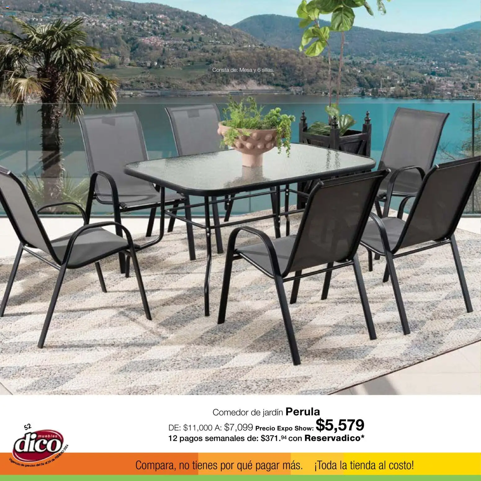 Nuevas ofertas de Muebles Dico válidas en toda la República Mexicana desde el 06.02.2026. ¡Encuentra las mejores ofertas en Muebles Dico catálogo Expo Show! | Página: 52
