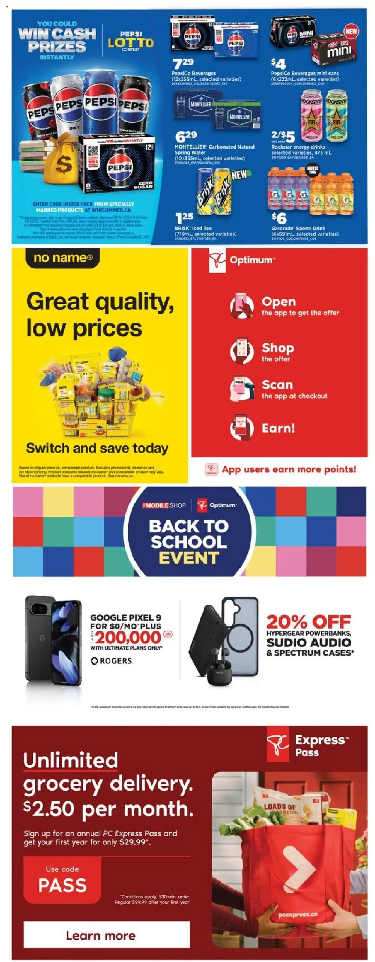 Real Canadian Superstore flyer valid from 14.08.2025 | Page: 37 | Products: Tea, PC, Audio