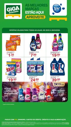 GIGA Atacado ofertas Ypê  - Pré-Visualização do folheto da loja GIGA Atacado, válido de 25.03.2026