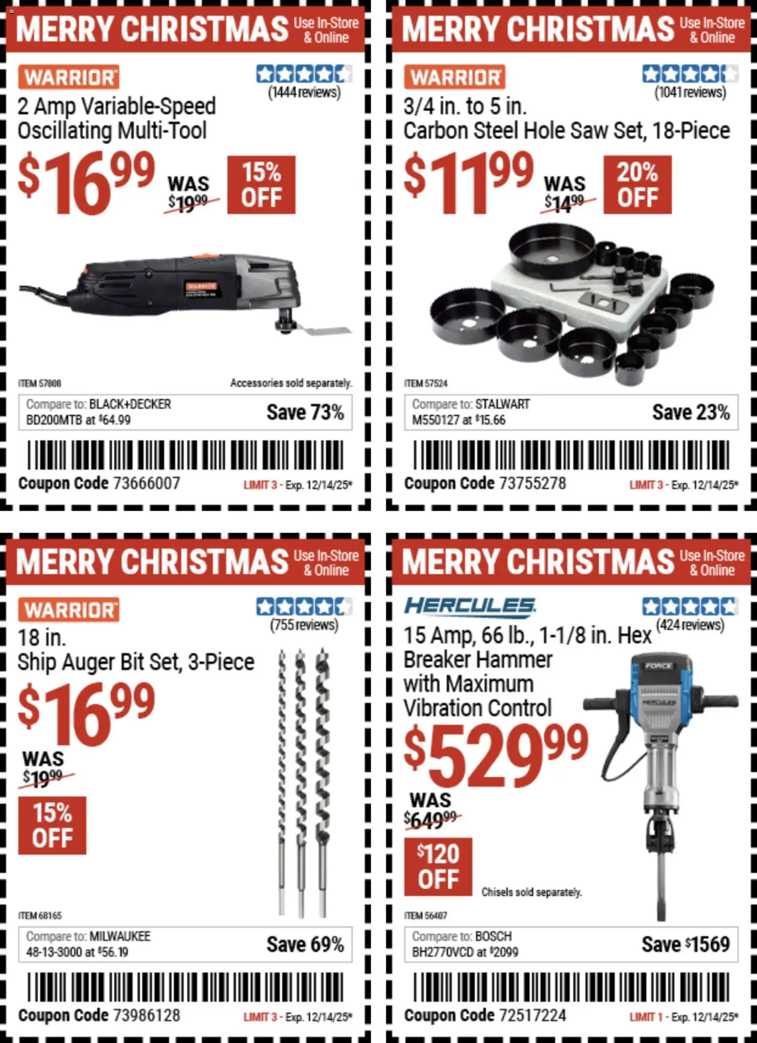 Harbor Freight Christmas Coupon Deals - valid from 02.12.2025 | Page: 9