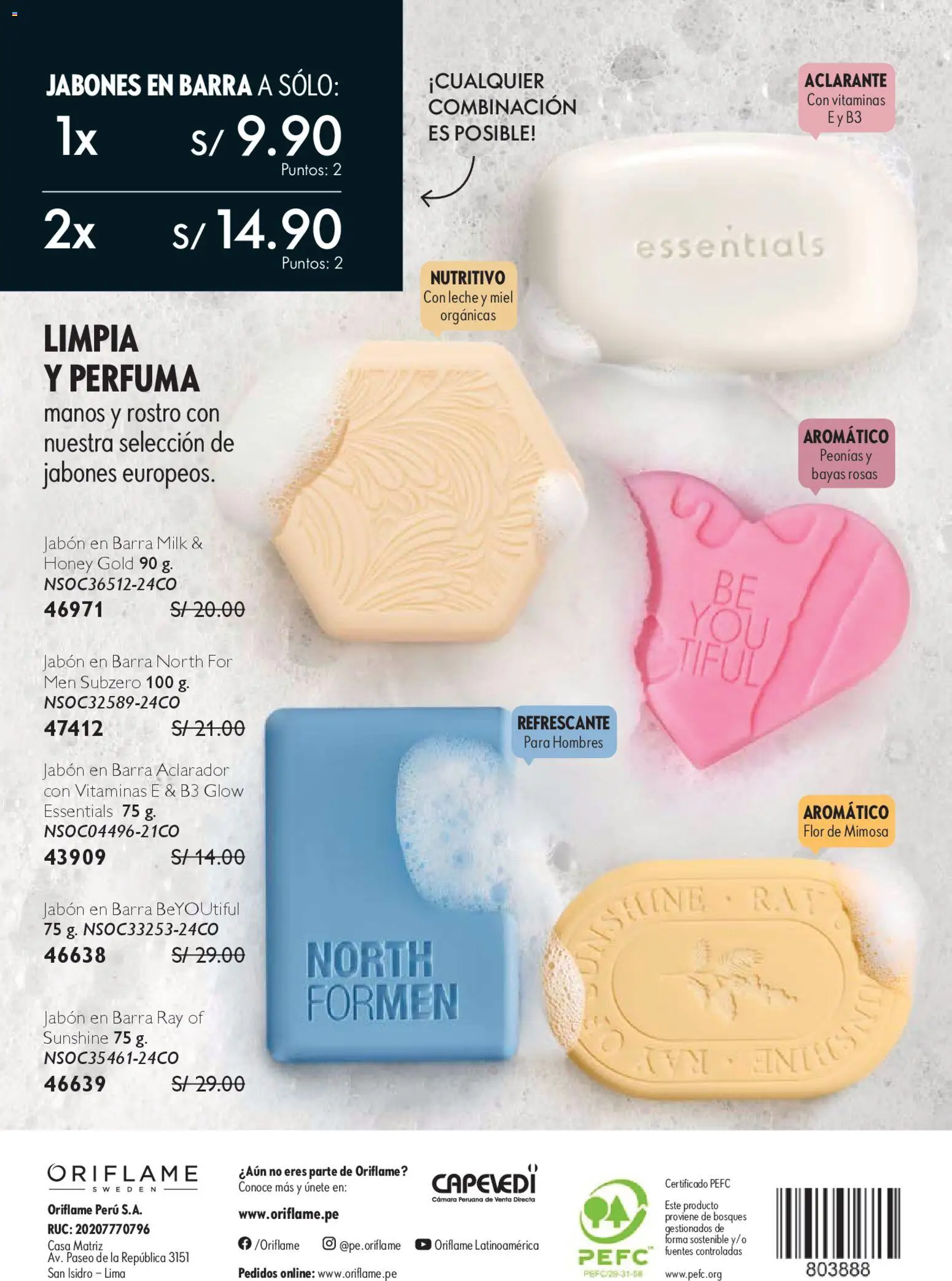 Catálogo Oriflame válido desde 25.10.2025 | Página: 132 | Productos: Jabón, Leche, Cámara
