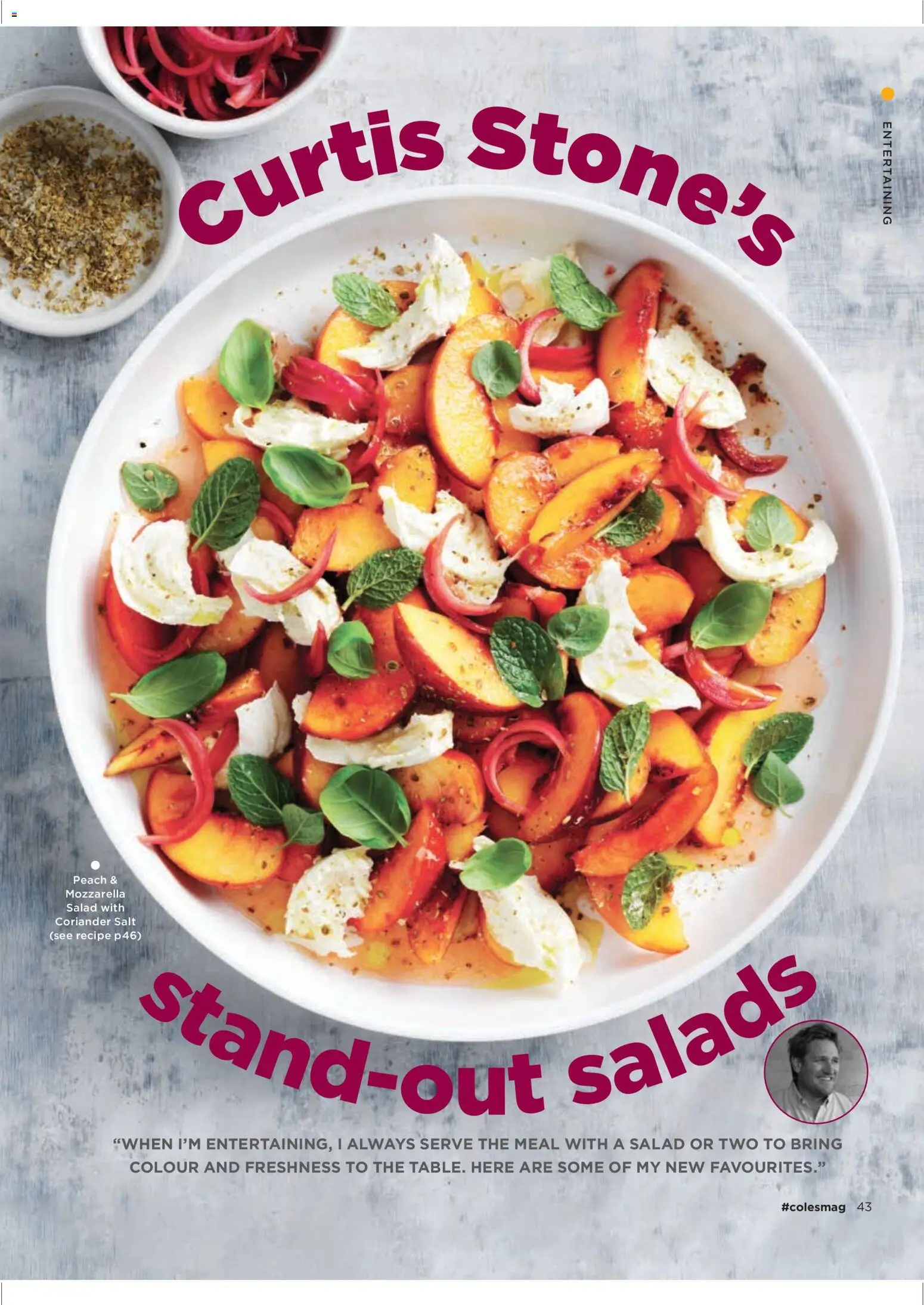 Coles catalogue - valid from 06.11.2025 | Page: 43 | Products: Salad, Salt, Peach