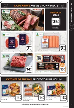 Foodworks catalogue - valid from 17.09.2025 | Page: 5 | Products: Meat, Salmon, Seafood, Scotch