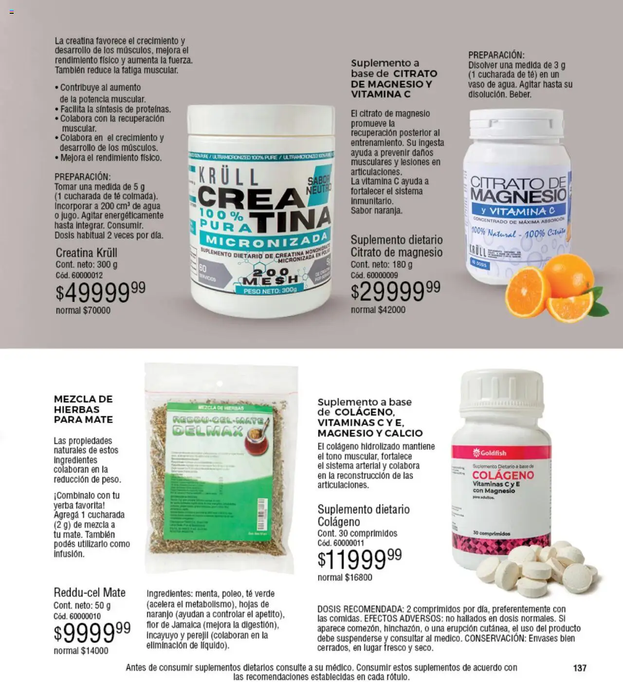 Millanel catálogo │ válido desde el 23.06.2025 | Página: 137 | Productos: Vitaminas, Mate, Agua, Perejil
