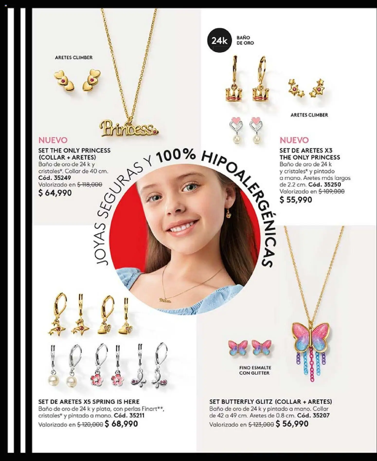 Ésika revista - valida desde el 01.02.2026 | Página: 92 | Productos: Aretes, Glitter, Baño, Collar