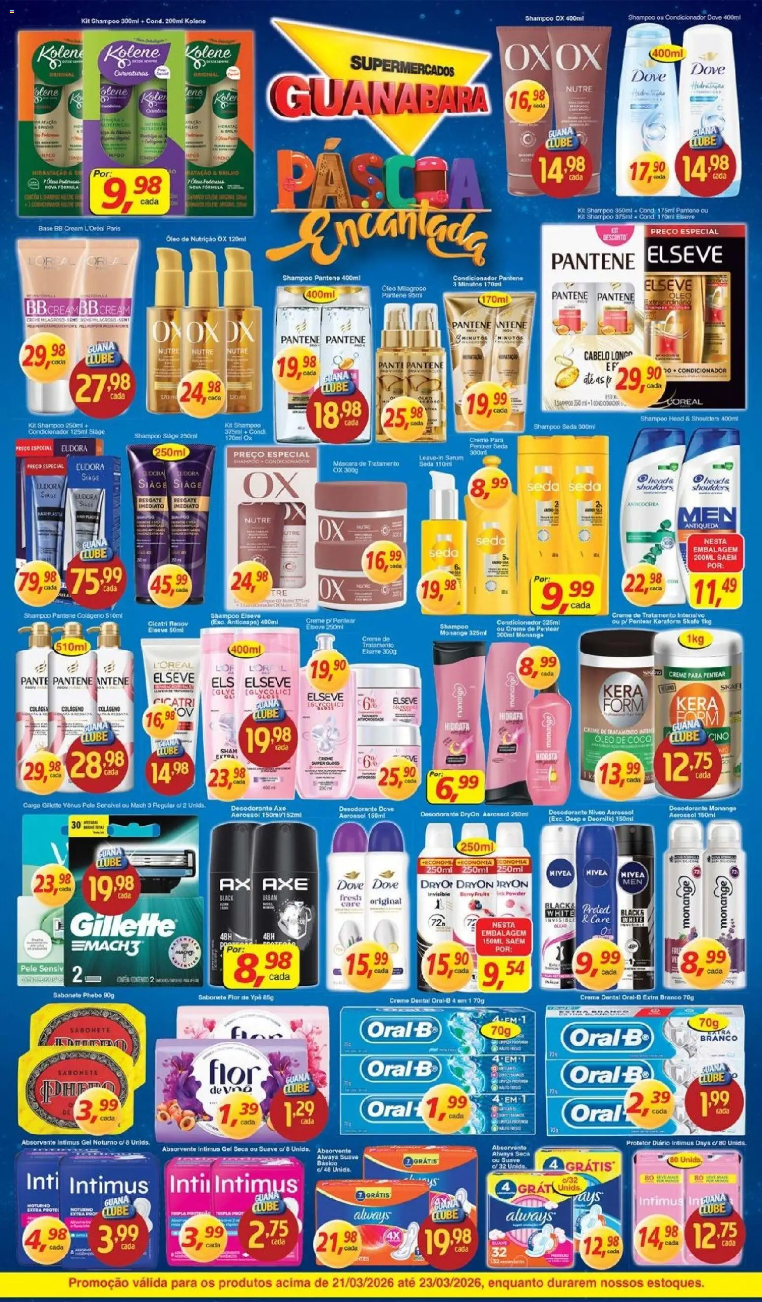 Supermercados Guanabara Folheto - válido de 21.03.2026 | Página: 8 | Produtos: Coco, Condicionador, Base, Creme