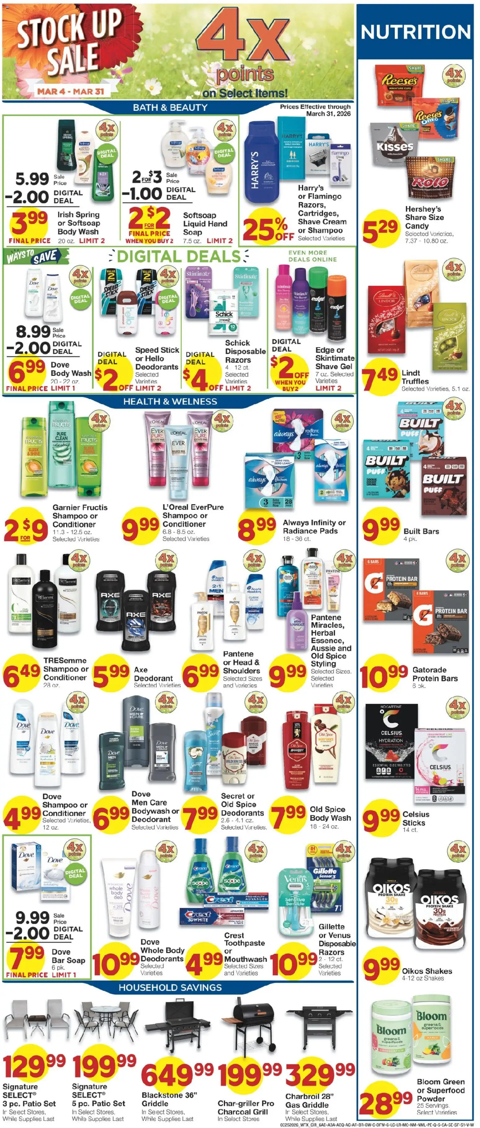 United Supermarkets Weekly Ad - valid from 24.03.2026 | Page: 6 | Products: Powder, Cream, Bar Soap, Lime
