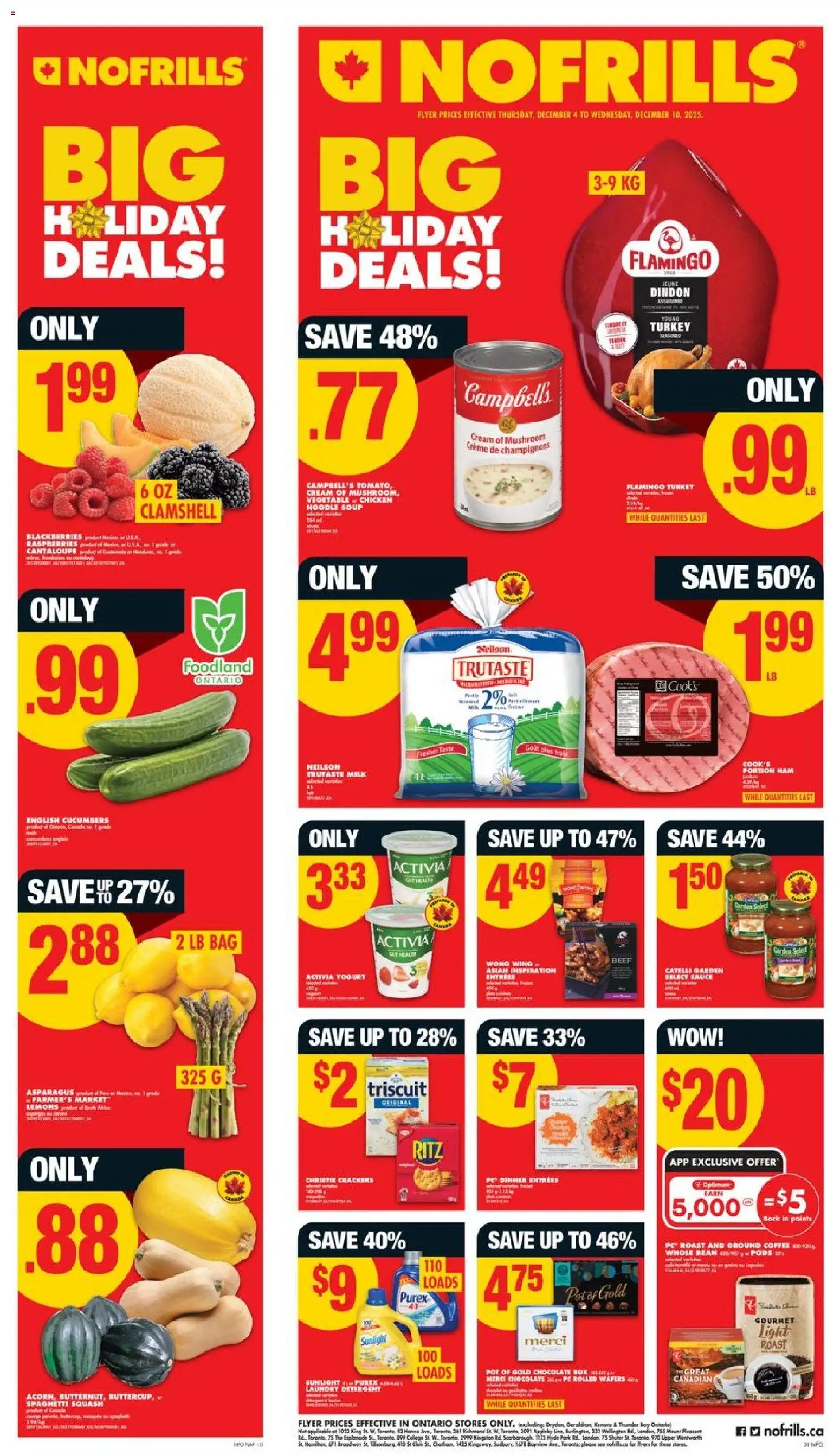 No Frills flyer valid from 04.12.2025 | Page: 1