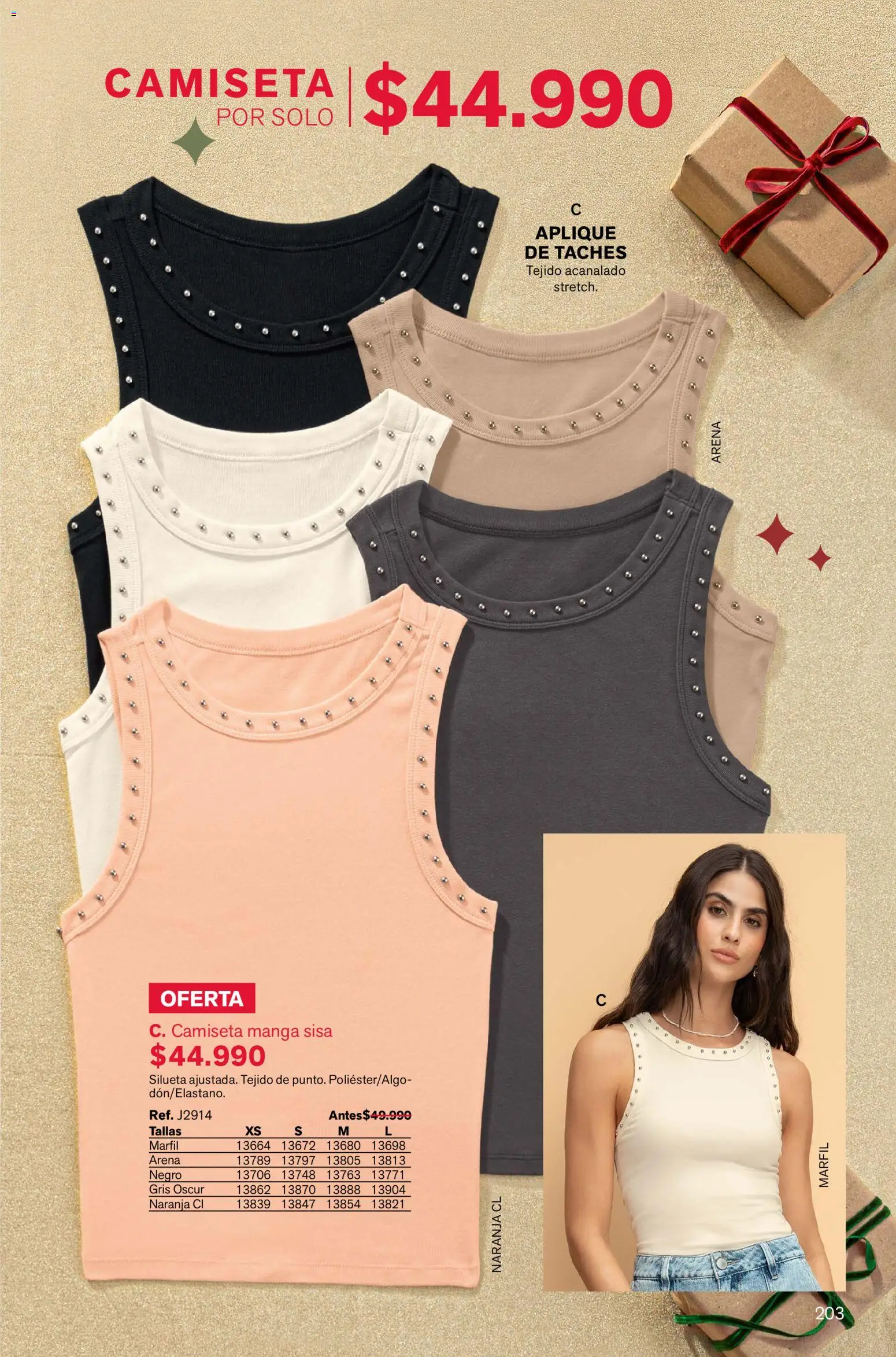 Leonisa revista - valida desde el 13.11.2025 | Página: 203 | Productos: Camiseta, Camiseta manga sisa