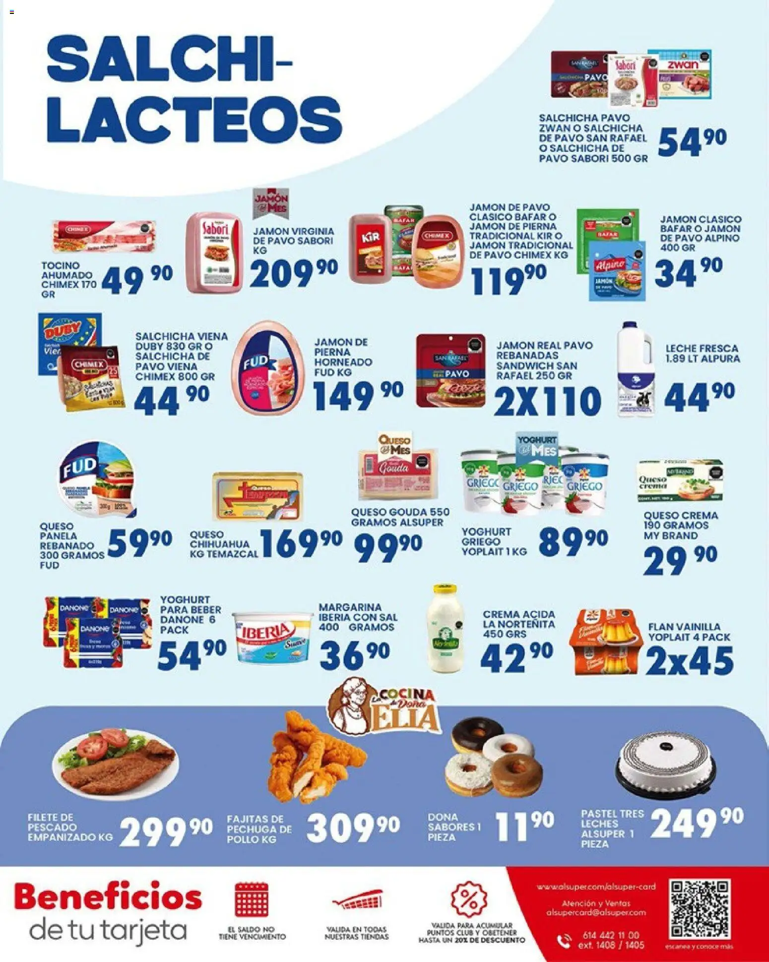Nuevas ofertas de Alsuper válidas en toda la República Mexicana desde el 17.02.2026. ¡Encuentra las mejores ofertas en Alsuper folleto Saltillo! | Página: 7 | Productos: Sal, Salchicha, Crema, Jamón