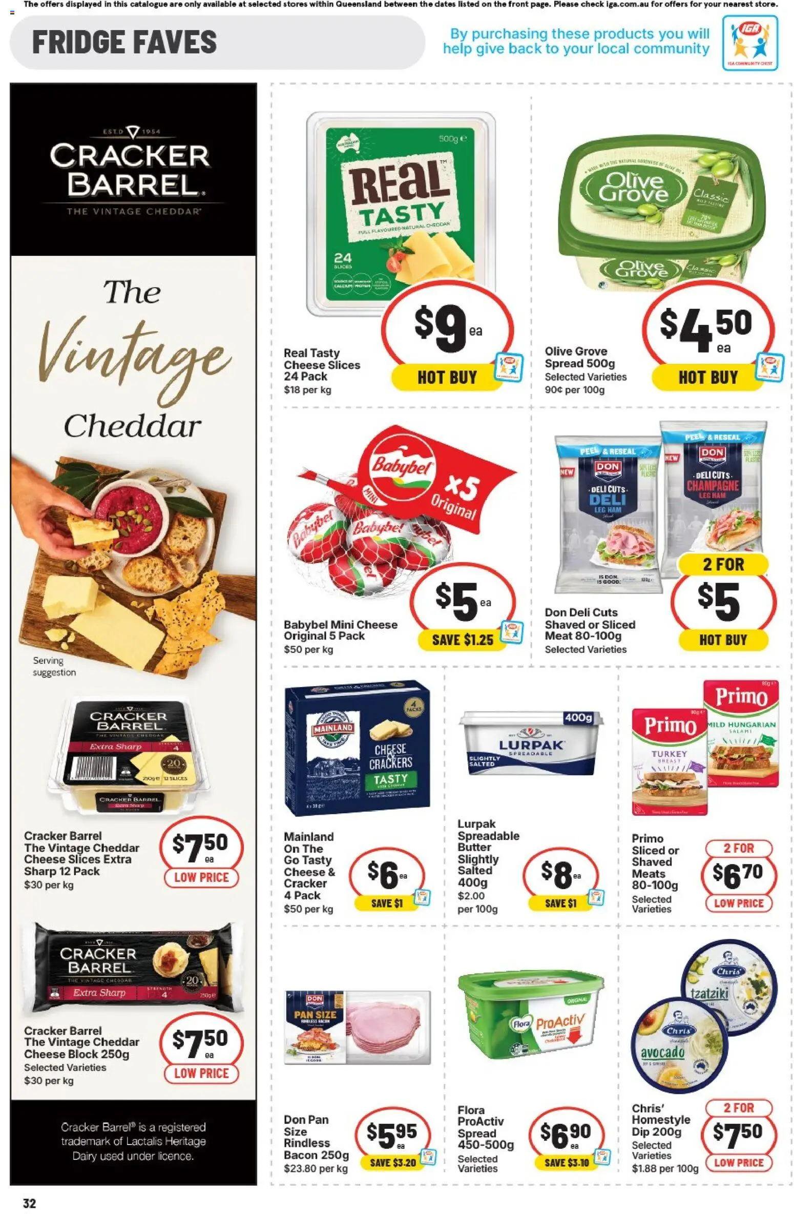 IGA catalogue - valid from 04.02.2026 | Page: 38 | Products: Dairy, Butter, Cheese, Ham