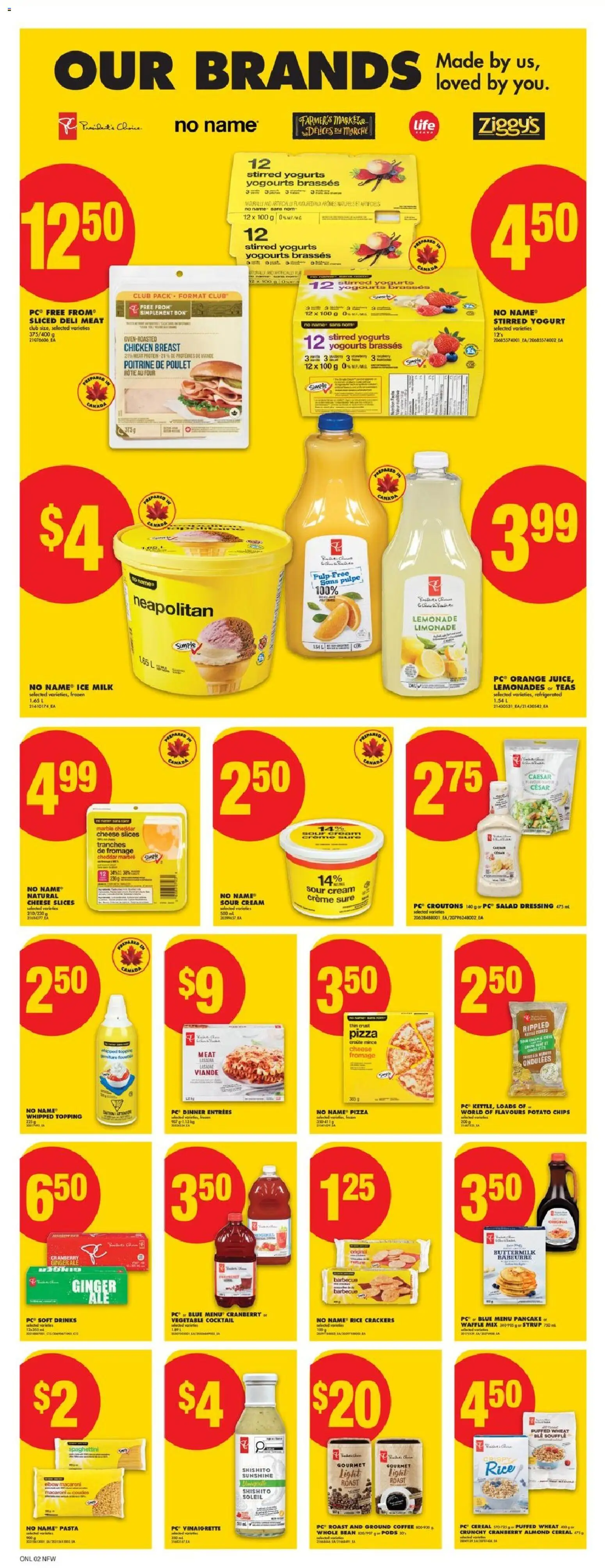 No Frills flyer valid from 25.12.2025 | Page: 7 | Products: Sour cream, Salad, Milk, Chicken