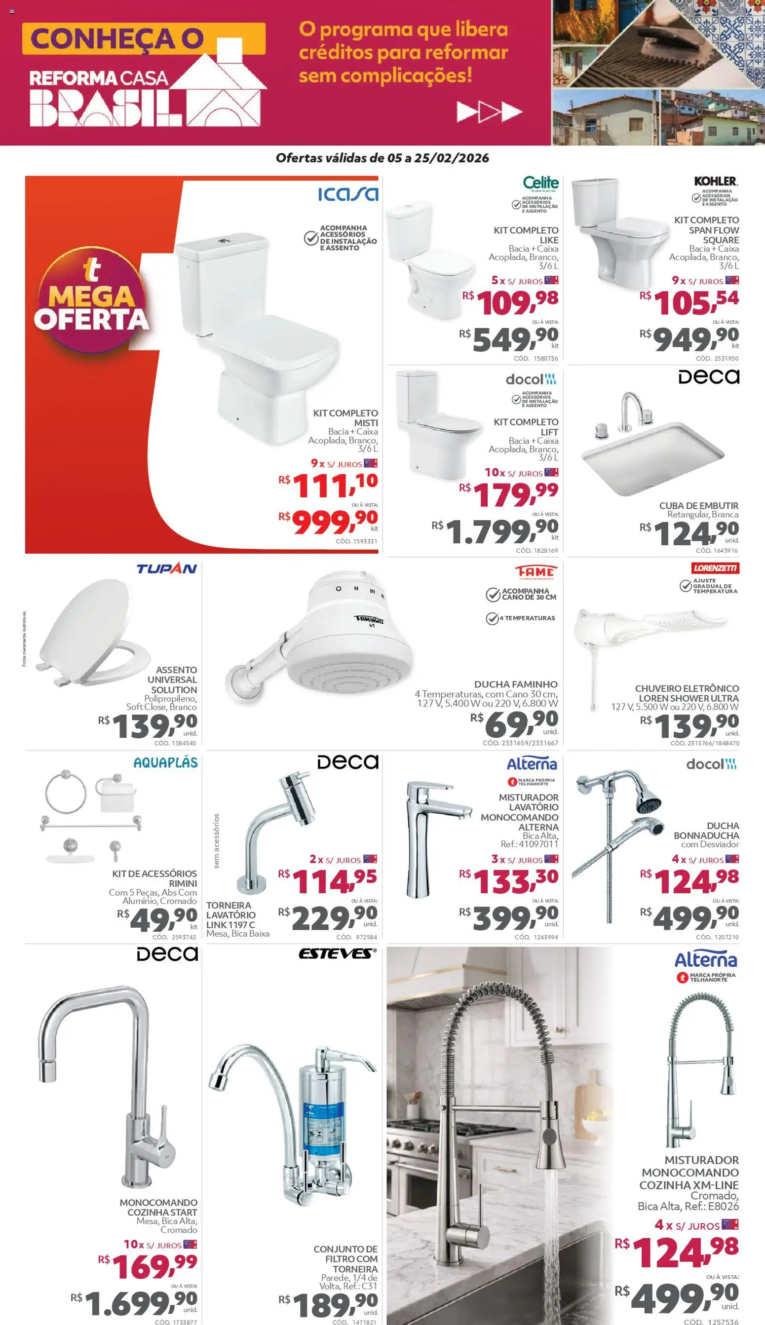 Telhanorte Folheto - válido de 05.02.2026 | Página: 3