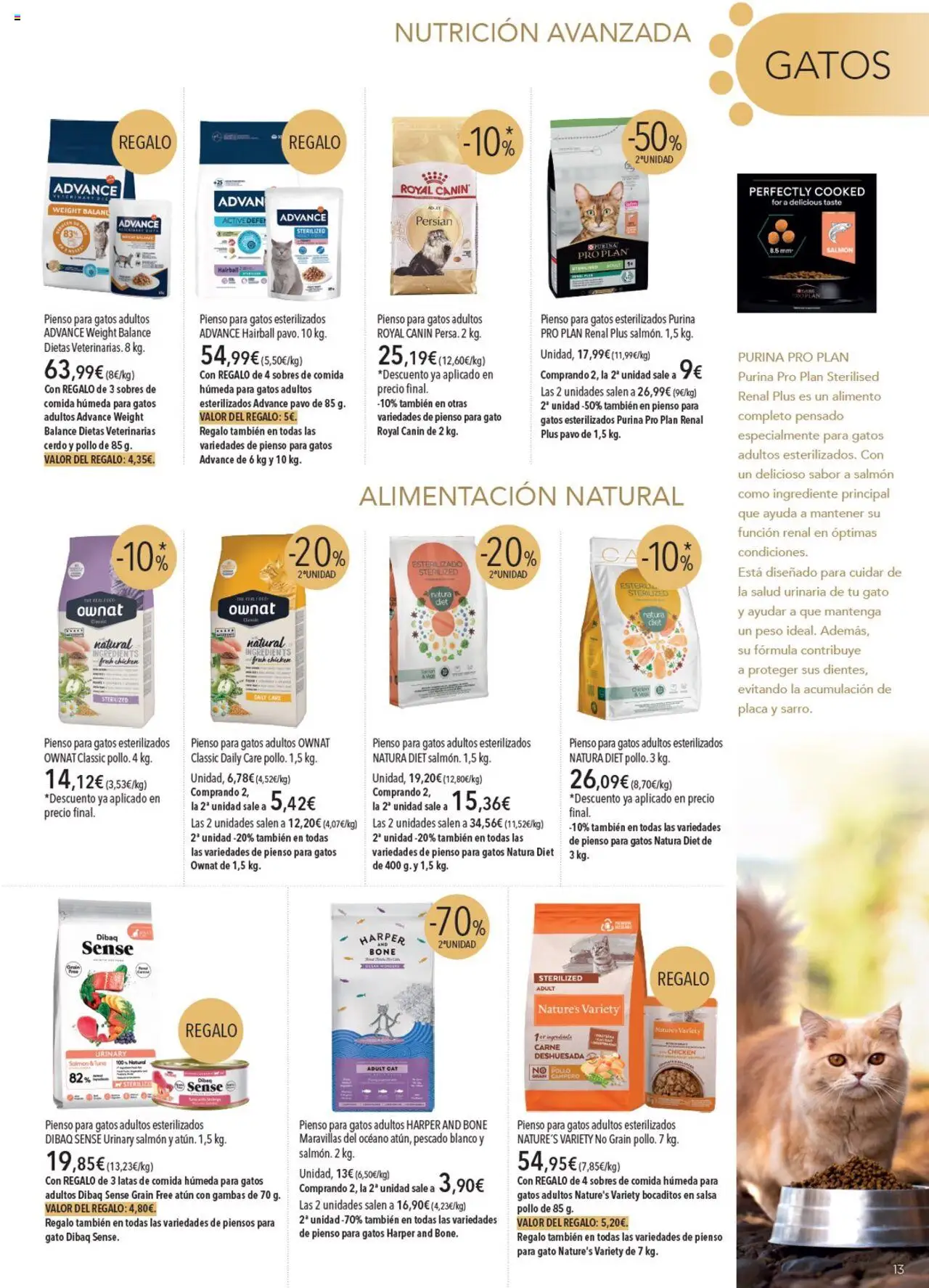 Nuevas ofertas de El Corte Inglés válidas en toda la República Mexicana desde el 01.08.2025. ¡Encuentra las mejores ofertas en El Corte Inglés - Catálogo Mascotas Agosto! | Página: 13 | Productos: Pollo, Atún, Cerdo