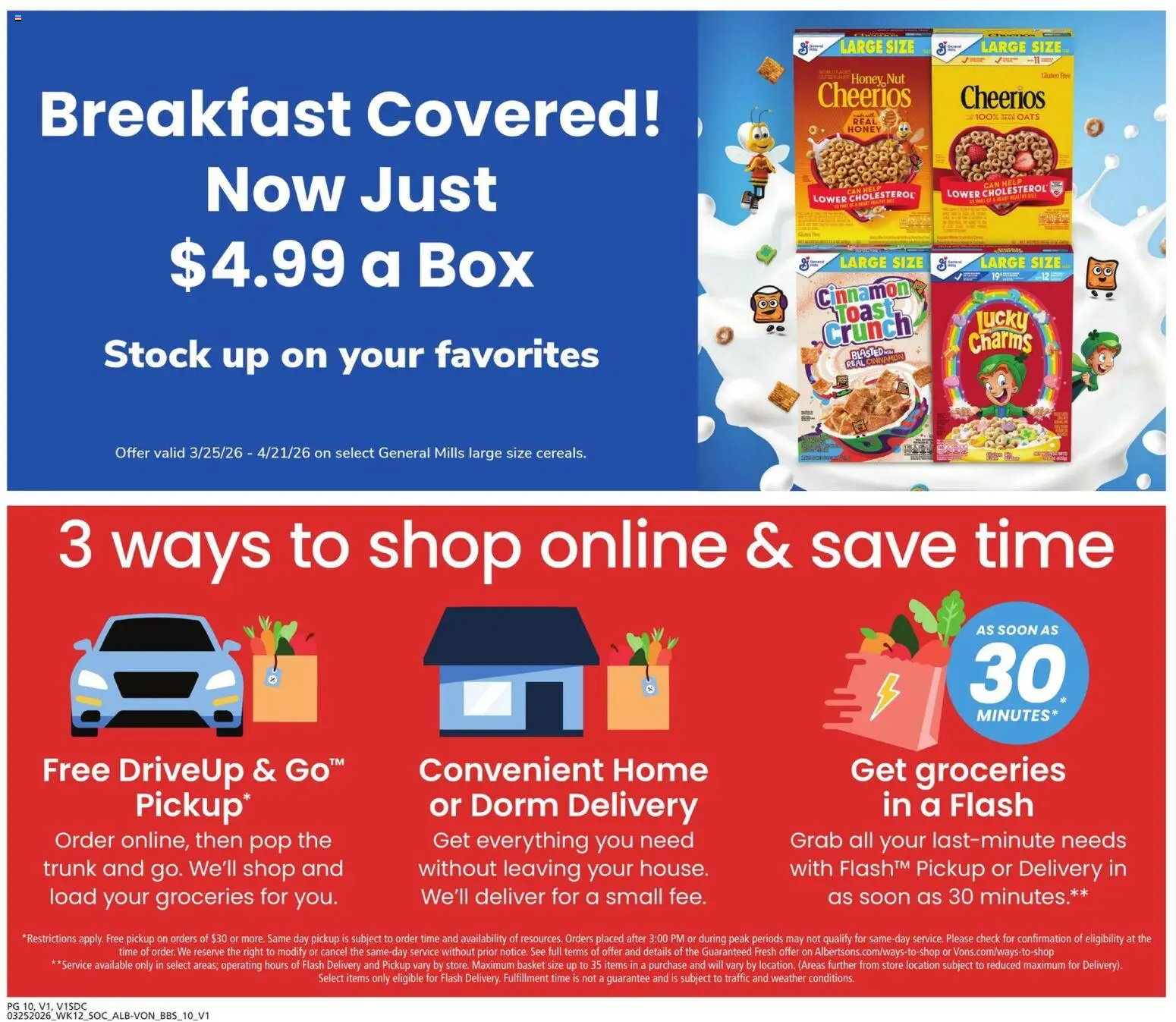 Vons Big Book of Savings - valid from 25.03.2026 | Page: 10 | Products: Box, Basket