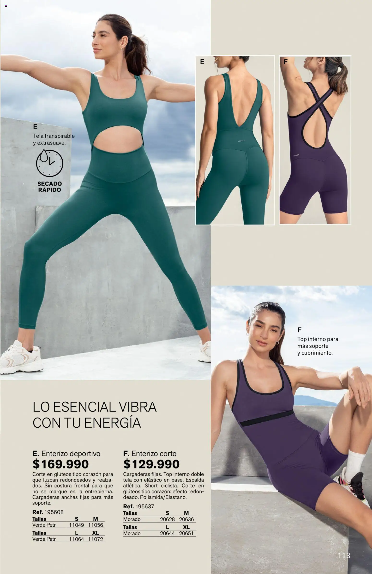 Leonisa revista - valida desde el 03.04.2026 | Página: 113 | Productos: Short, Top, Enterizo
