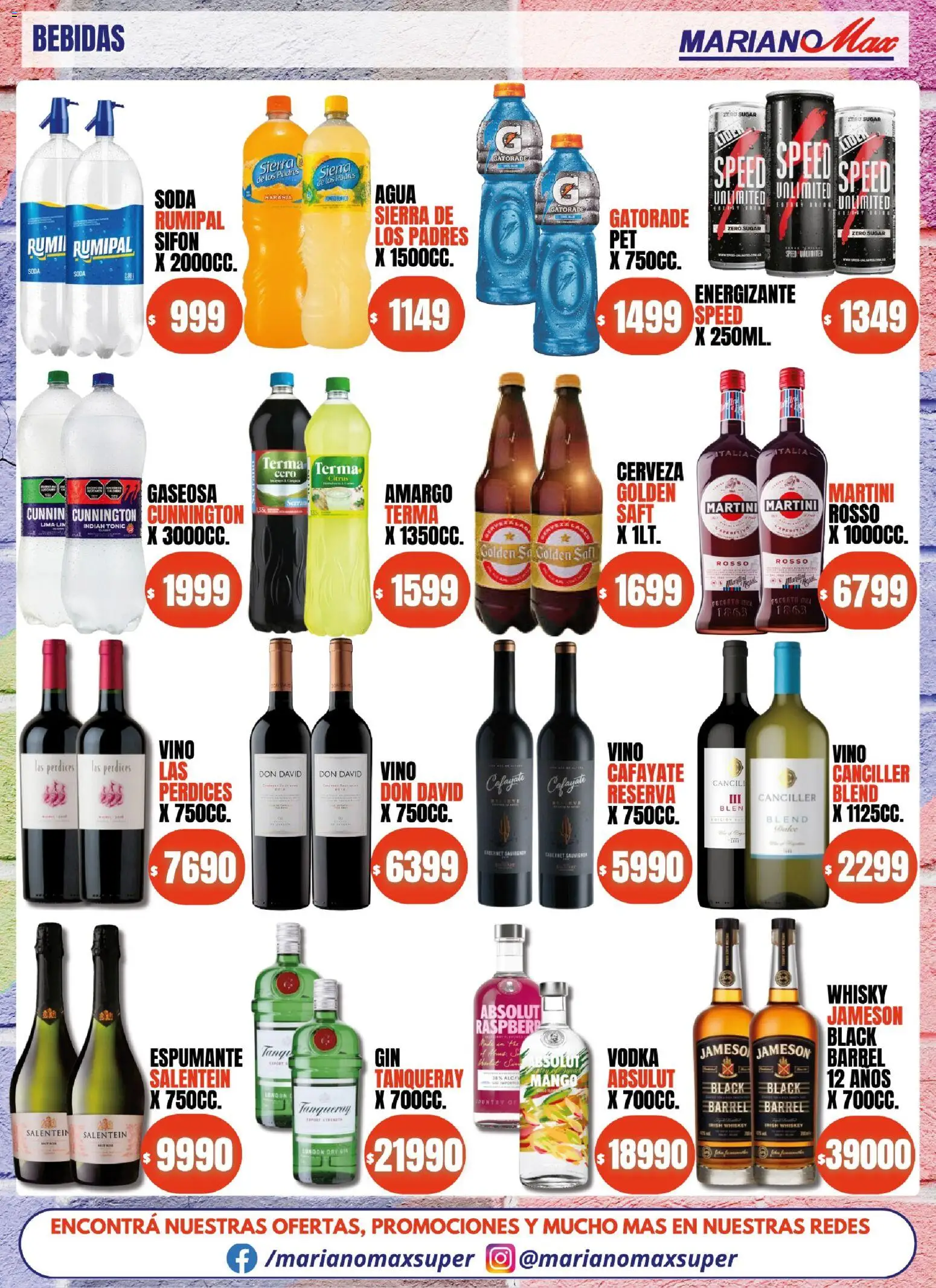 Mariano Max - Catálogo │ válido desde el 04.11.2025 | Página: 8 | Productos: Gin, Lima, Mango, Vino