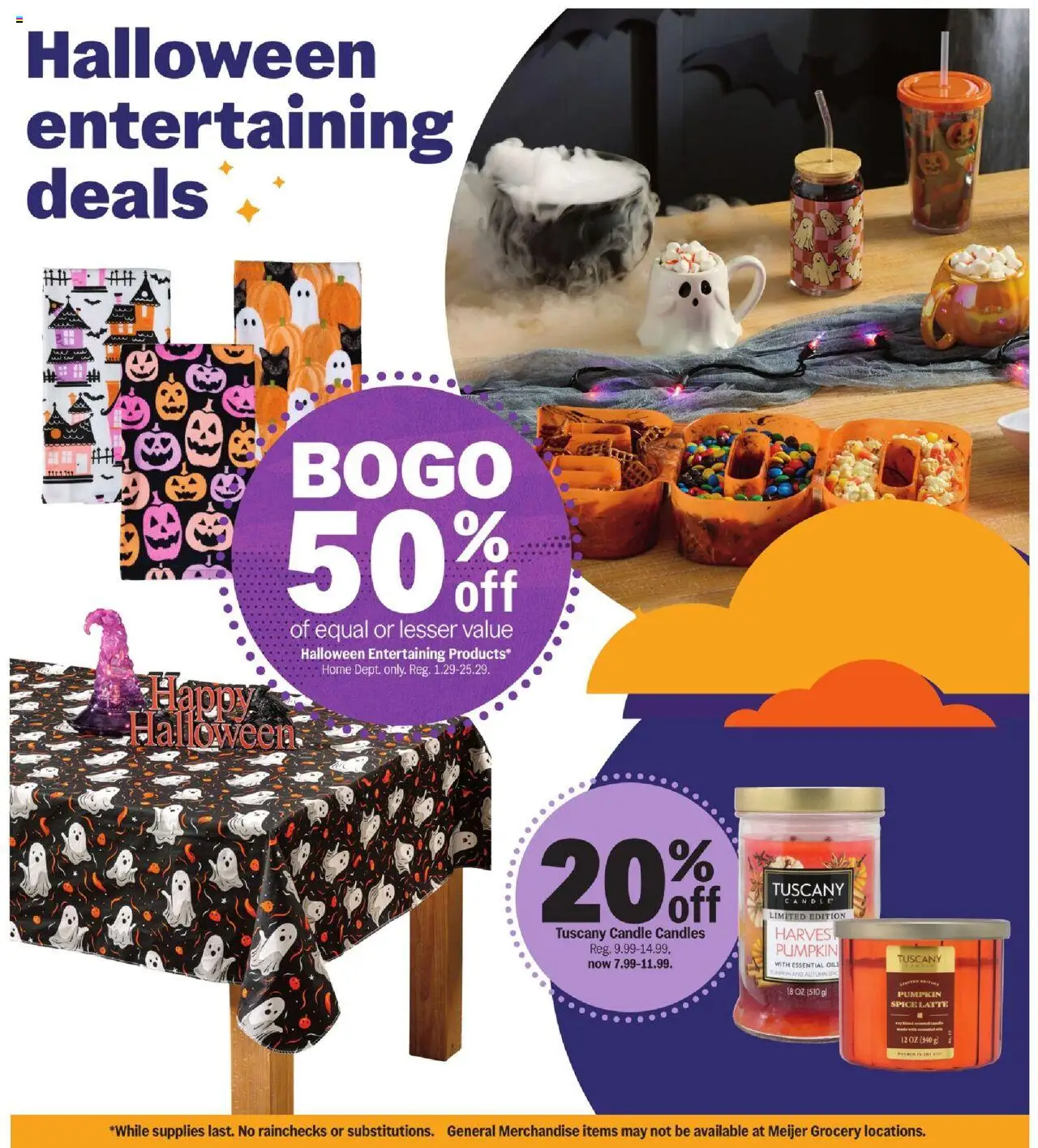 Meijer Great deal for Halloween - valid from 01.10.2025 | Page: 3 | Products: Pumpkin