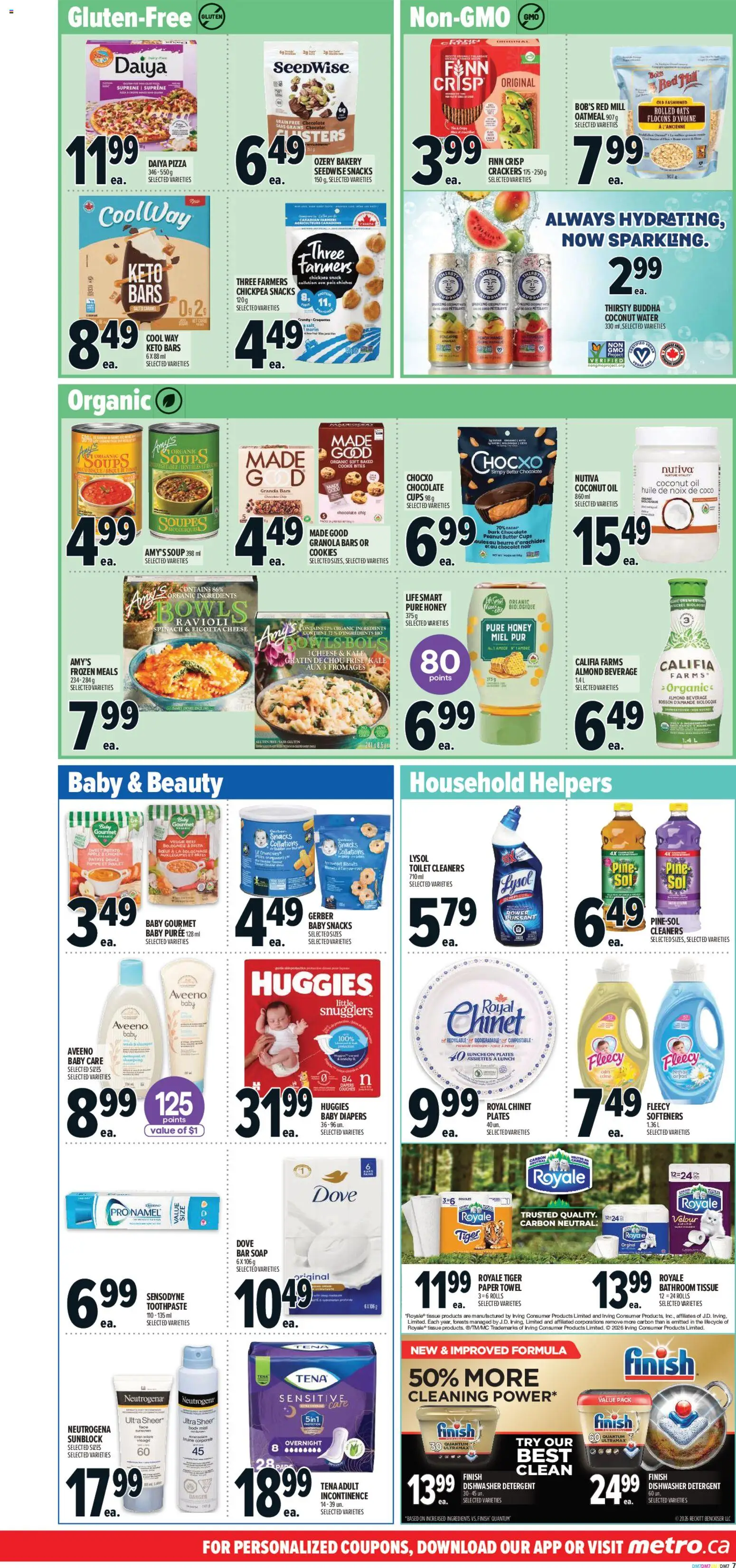 Metro flyer valid from 23.04.2026 | Page: 13 | Products: Pasta, Cookies, Dishwasher, Oil